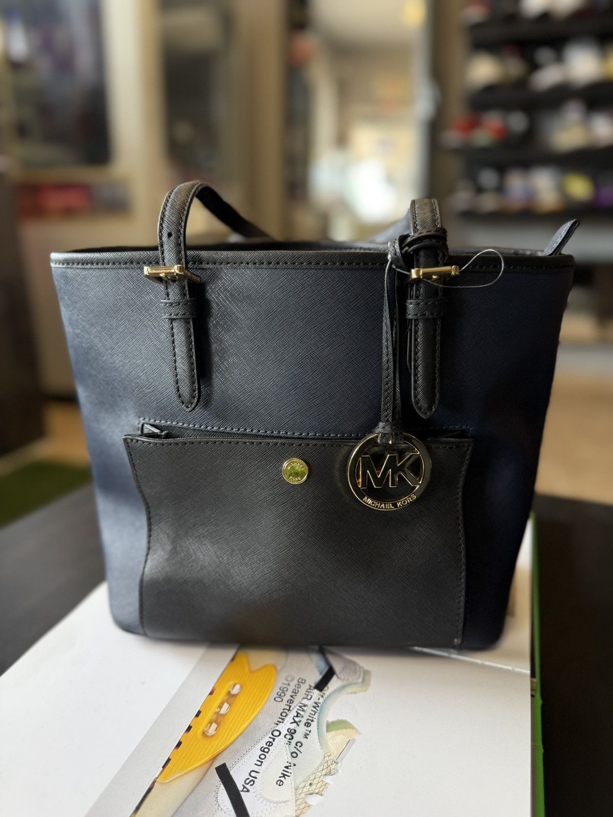 Michael Kors Women’s Michael Kors Purse Blue Brand New Size ONE SIZE - 1 Thumbnail