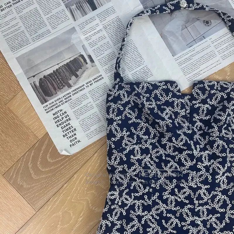 Chanel Chanel XS Navy Blue Dress . Size XS / US 0-2 / IT 36-38 - 5 Thumbnail