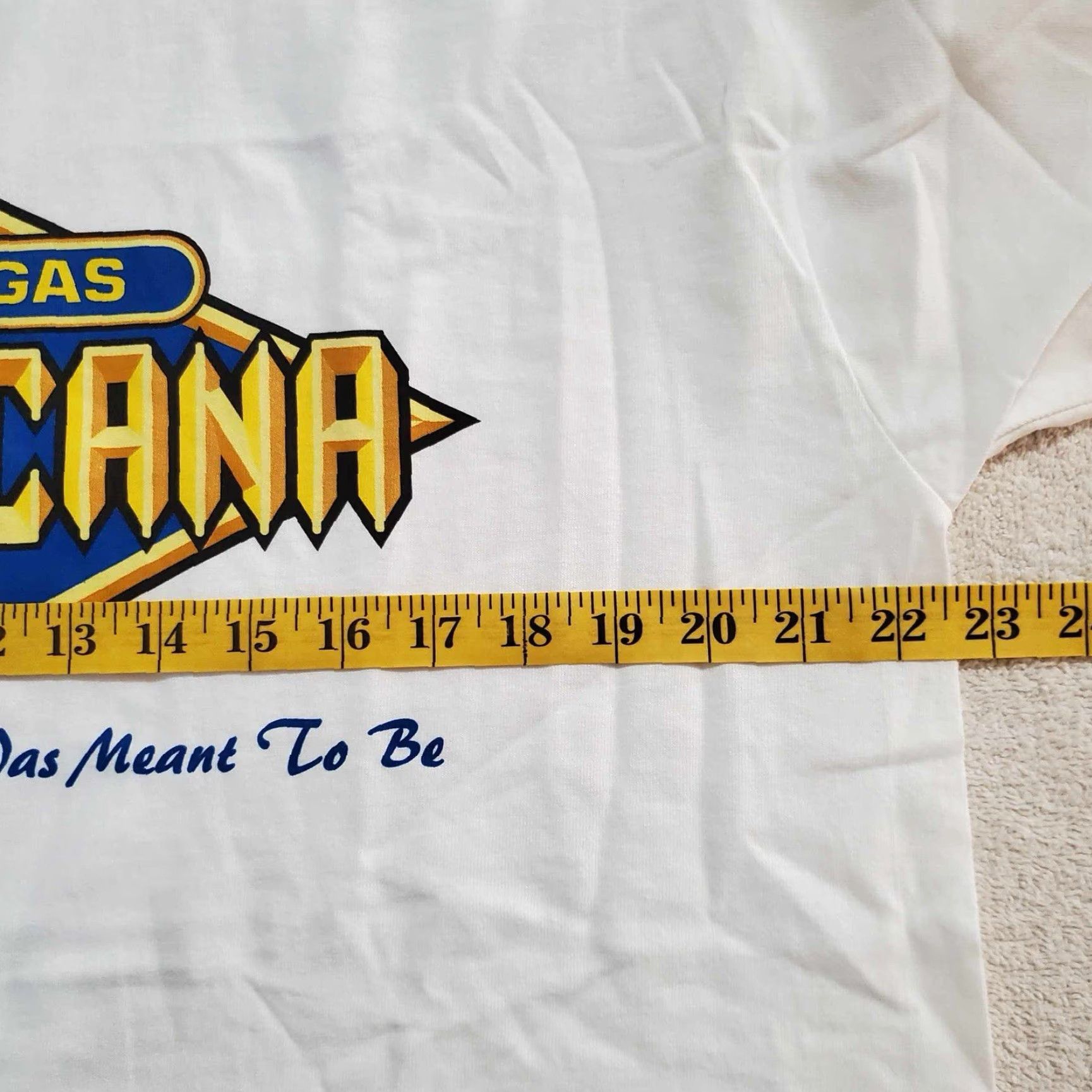 Anvil TROPICANA Hotel Las Vegas White Large T-SHIRT The Way Las Vegas Was Meant To Be Shirt Men L White Logo Vintage Size US L / EU 52-54 / 3 - 4 Thumbnail