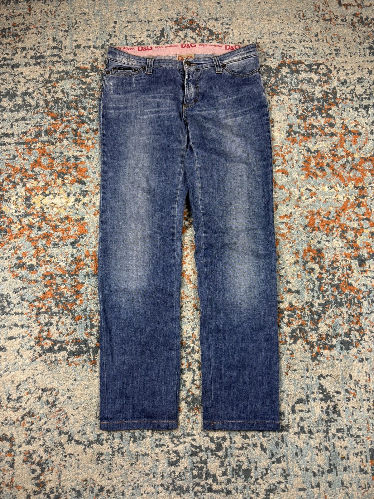 Dolce & Gabbana Vintage Y2K Dolce & Gabbana D&G low rise hip washed jeans Size 28" / US 6 / IT 42 - 2 Thumbnail