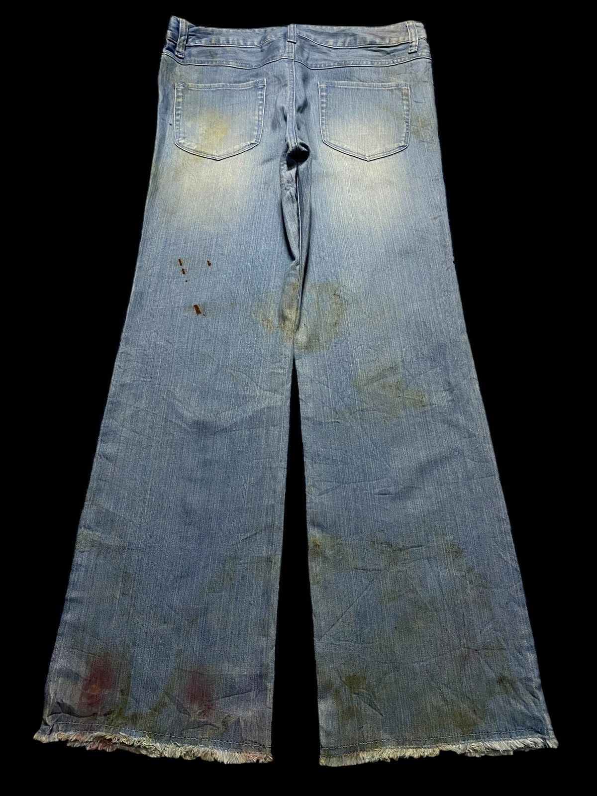 Vintage Distressed Japanese Brand with paint splatters indie grunge Size US 32 / EU 48 - 2 Thumbnail