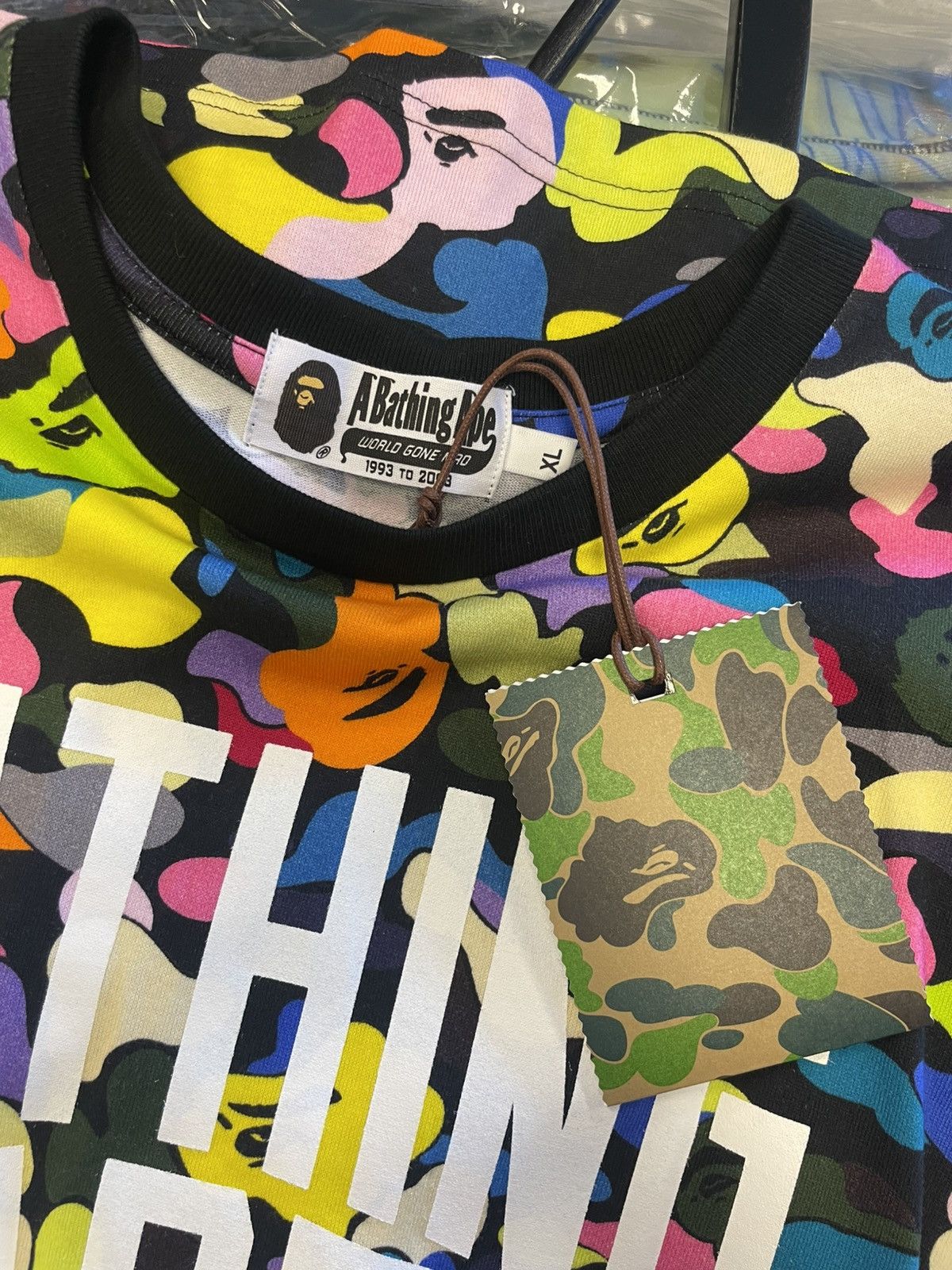 Bape Bape Multi Camo Tee Size US XL / EU 56 / 4 - 3 Thumbnail