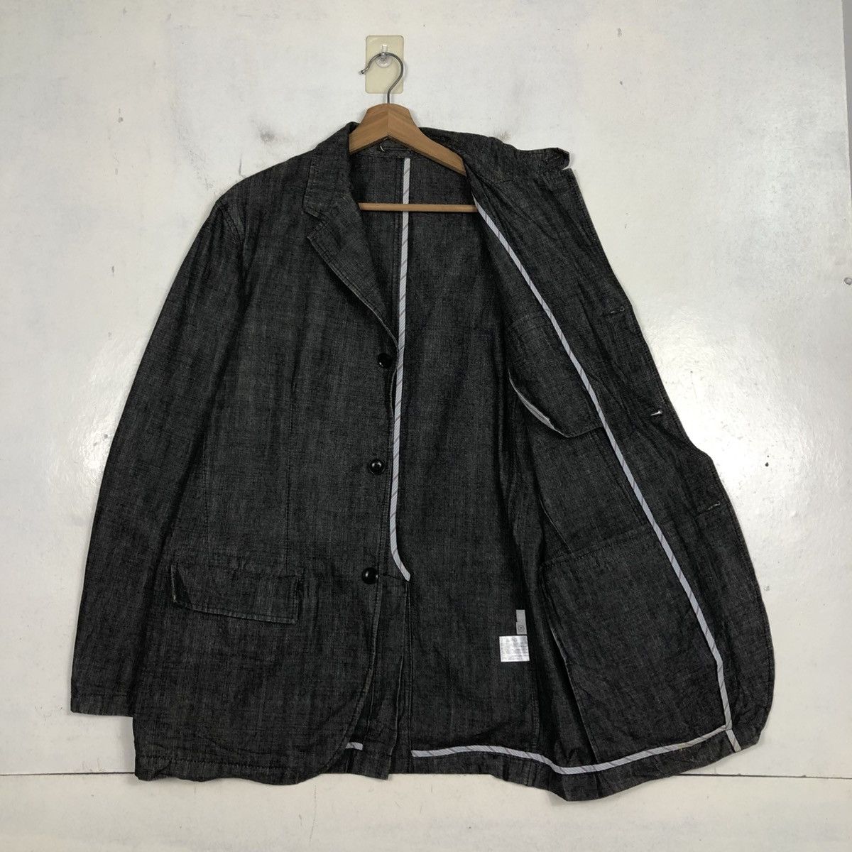 Japanese Brand Vintage Hickory Chore Jacket Uniqlo Issey Miyake Size US XL / EU 56 / 4 - 13 Thumbnail