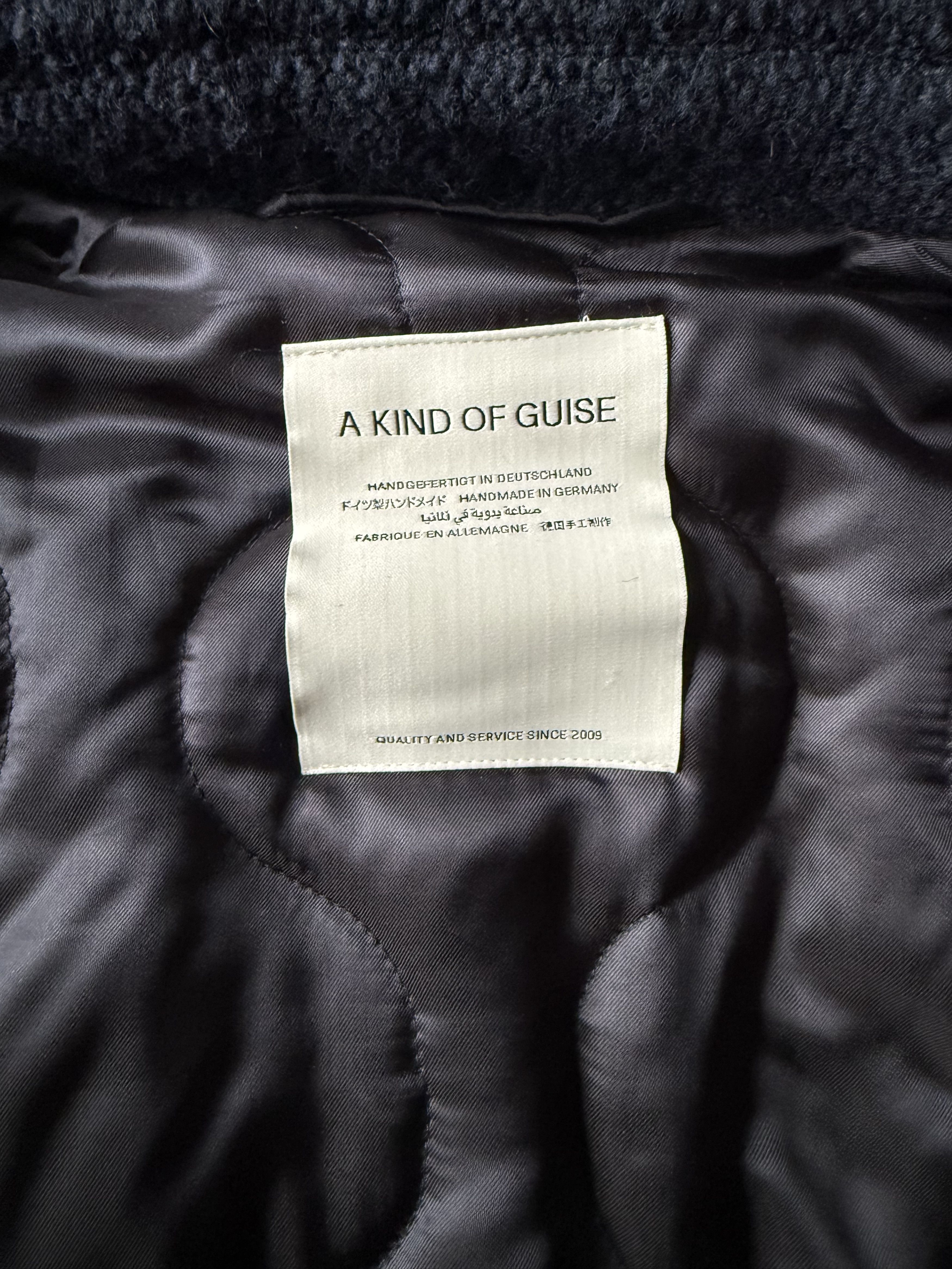A Kind Of Guise Mcnamara Mac Coat - Blue Night (Tailored/shortened XS) Size US S / EU 44-46 / 1 - 15 Thumbnail
