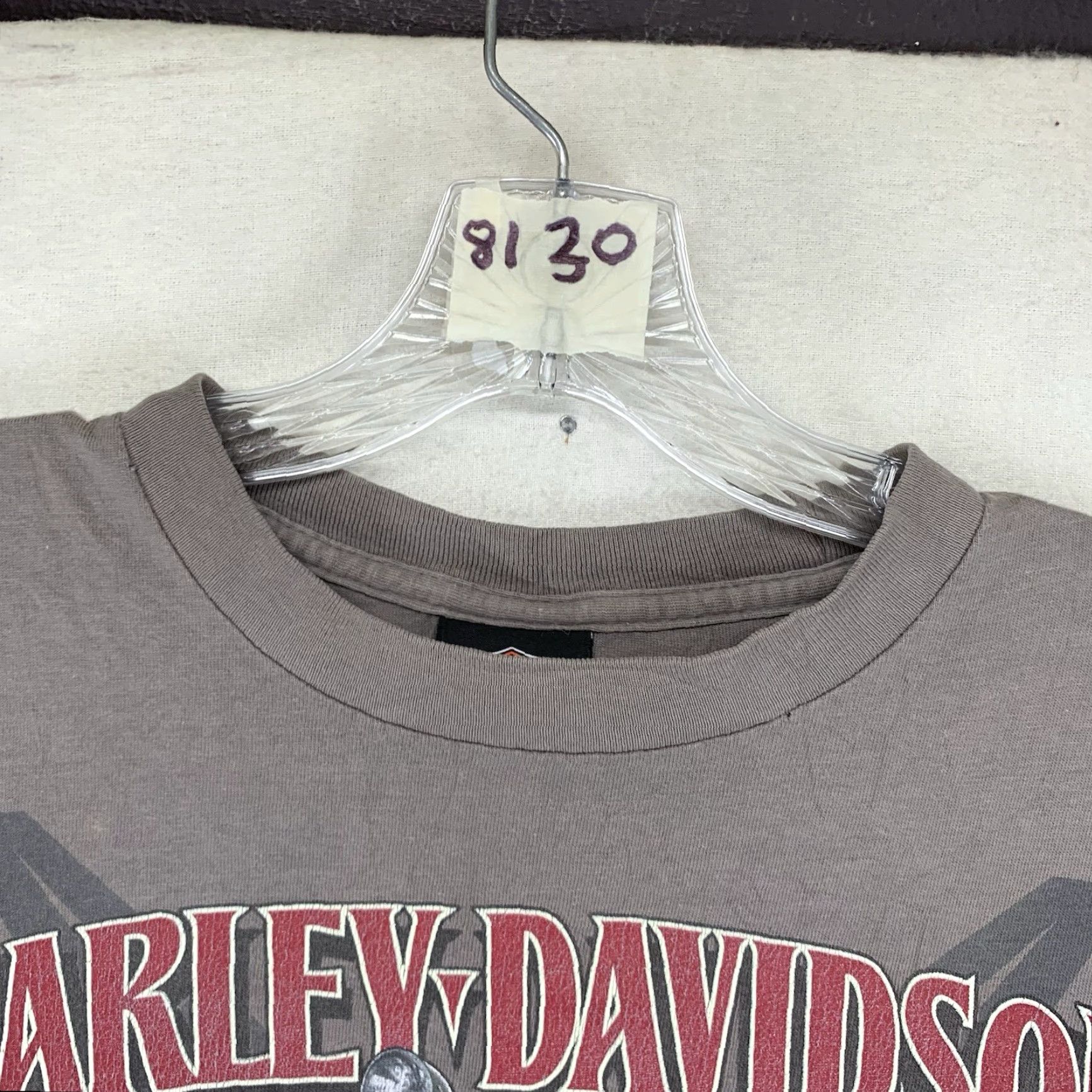 Harley Davidson Harley-Davidson Shirt Adult Medium Gray Guitar Graphic Print Music City Nashville Tennessee Unisex Size US M / EU 48-50 / 2 - 5 Thumbnail