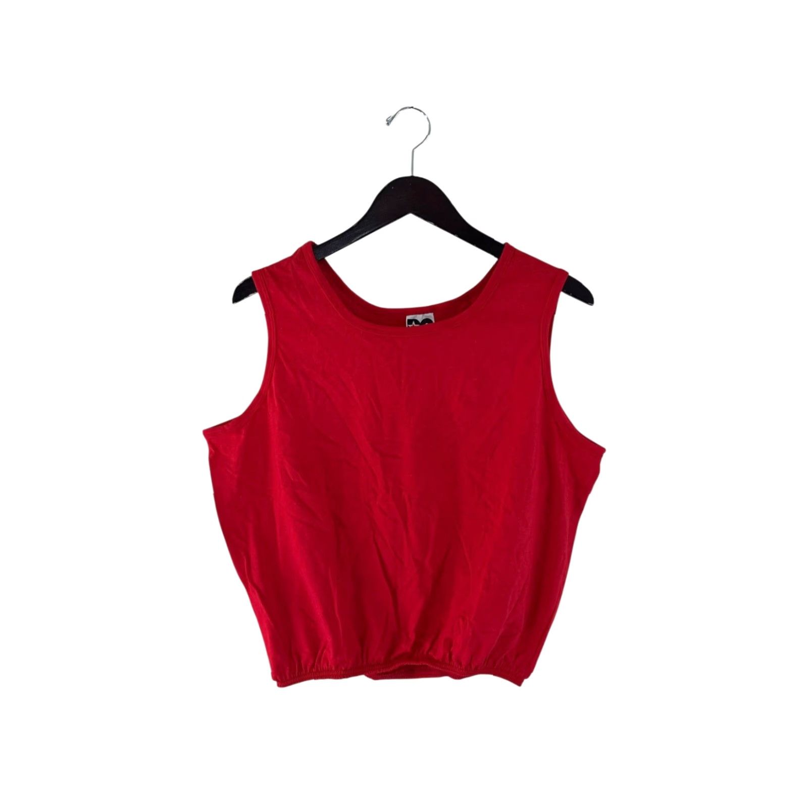 Vintage VINTAGE Don Alleson Cropped Tank Womens Large 90s Red Deadstock NWOT USA Made Tank Top Ladies M L Womens Mens Size L / US 10 / IT 46 - 2 Thumbnail