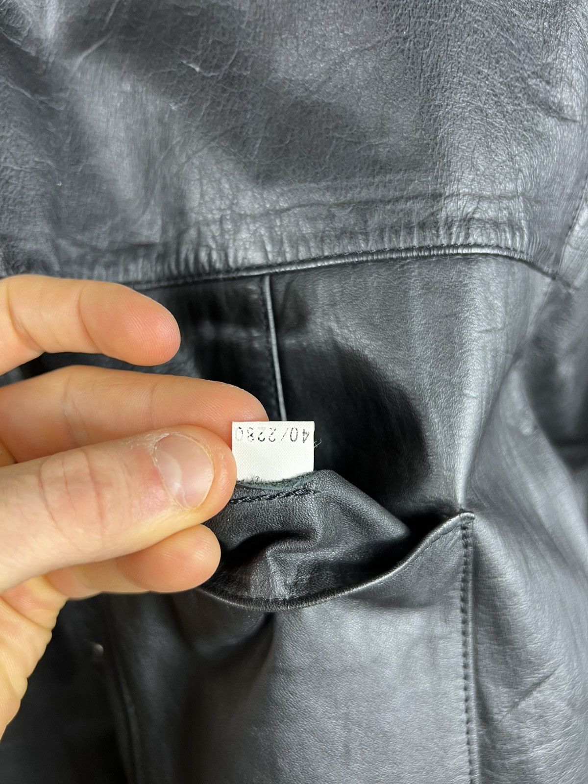 Guidi Vintage 90s avant garde leather shirt button up with pocket Size US M / EU 48-50 / 2 - 17 Thumbnail