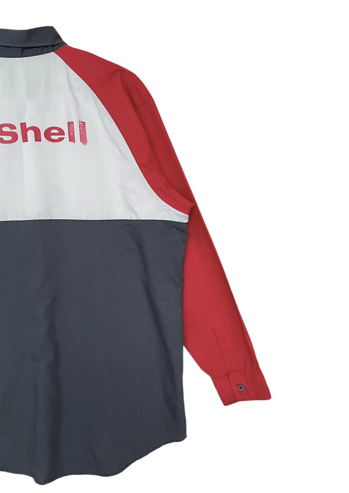 Vintage Vintage Brand Shell Shirt 1990s Size US XL / EU 56 / 4 - 8 Thumbnail