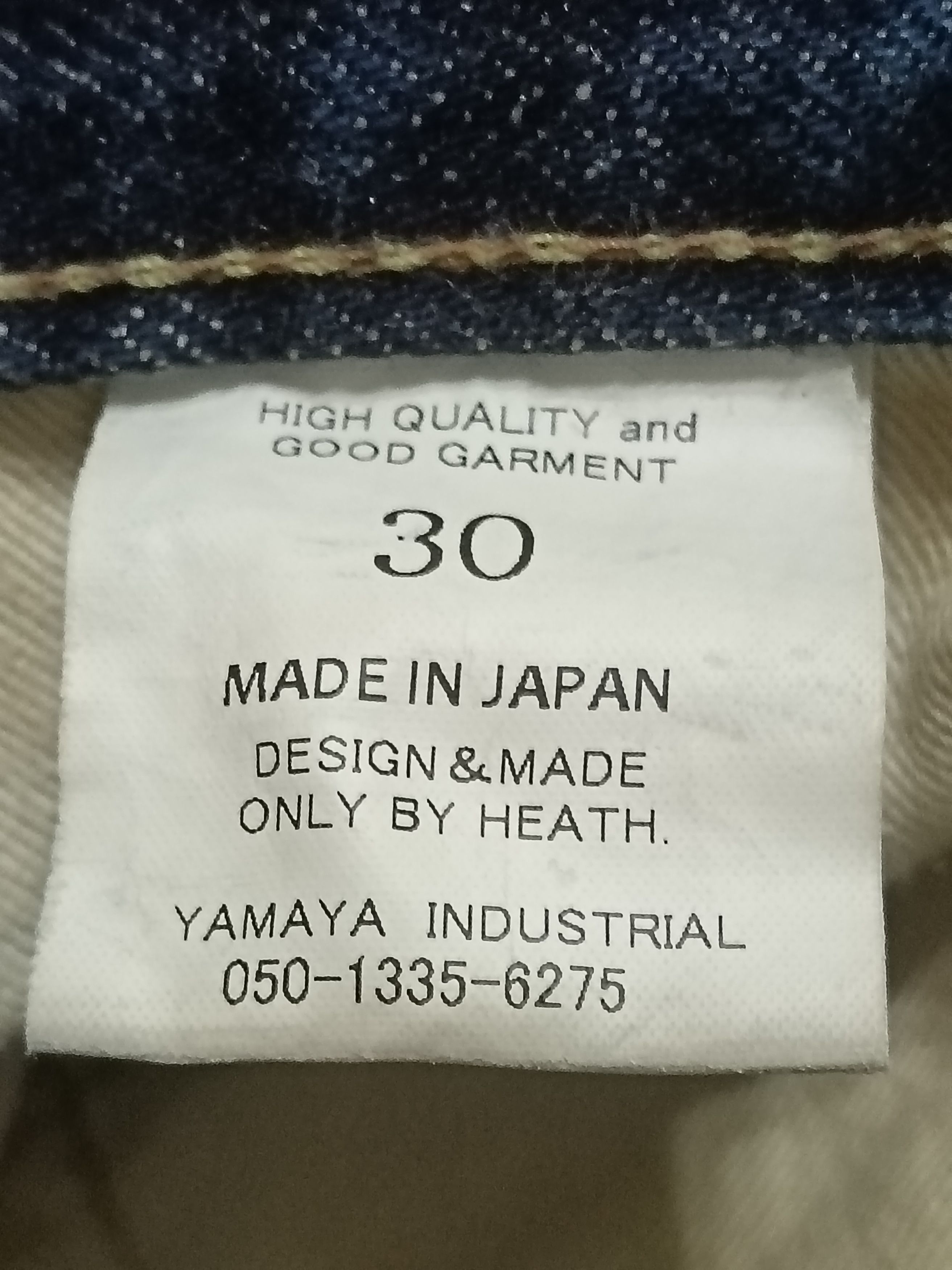 If Six Was Nine VINTAGE KNACKERED 402 HEATH JAPAN BLUE SELVEDGE 14oz DENIM Size US 32 / EU 48 - 12 Thumbnail