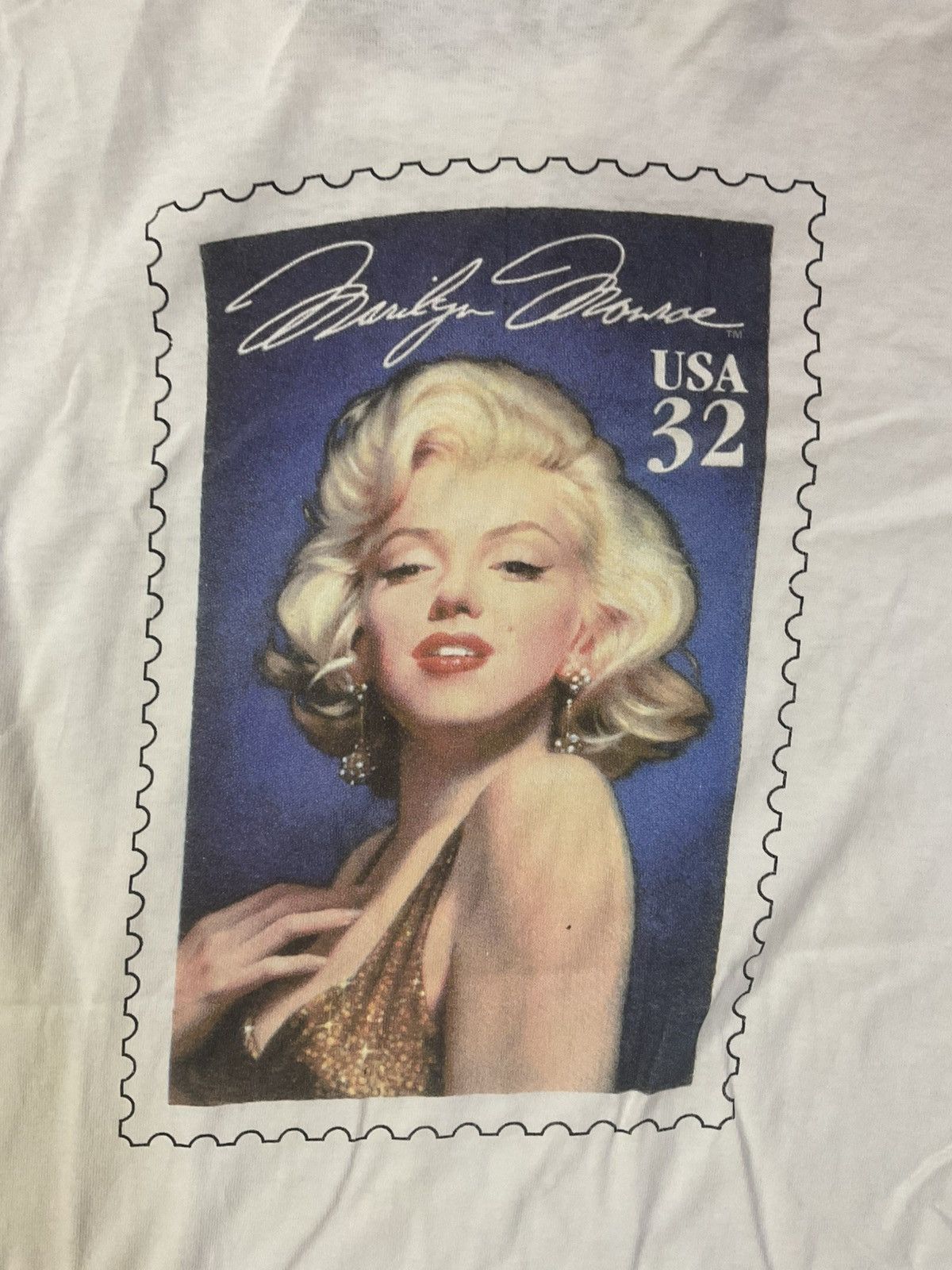 Other Vintage 1995 Marilyn Monroe Stamp Legends Hollywood Tshirt Size US L / EU 52-54 / 3 - 4 Thumbnail