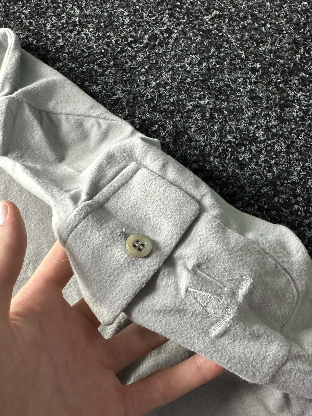 Armani × Vintage 🚨VNTG Armani 90s RARE Blank POCKET LOGO OLD MONEY STYLE Size L / US 10 / IT 46 - 4 Thumbnail