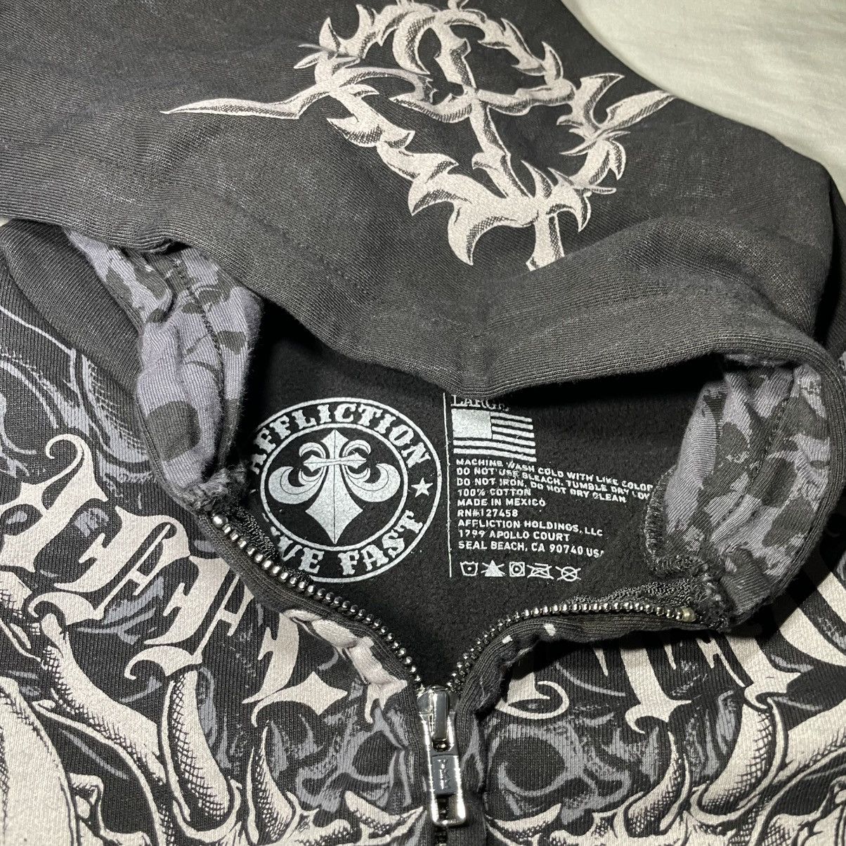 Affliction Affliction GoreCore Ken Carson Zip Up Hoodie Black Large Size US L / EU 52-54 / 3 - 4 Thumbnail