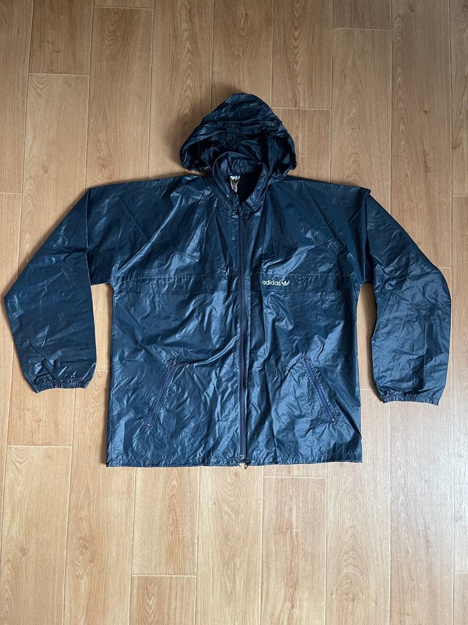 Adidas × Vintage Vintage 90s Adidas Nylon Windbreaker Track Jacket Size US XL / EU 56 / 4 - 10 Thumbnail