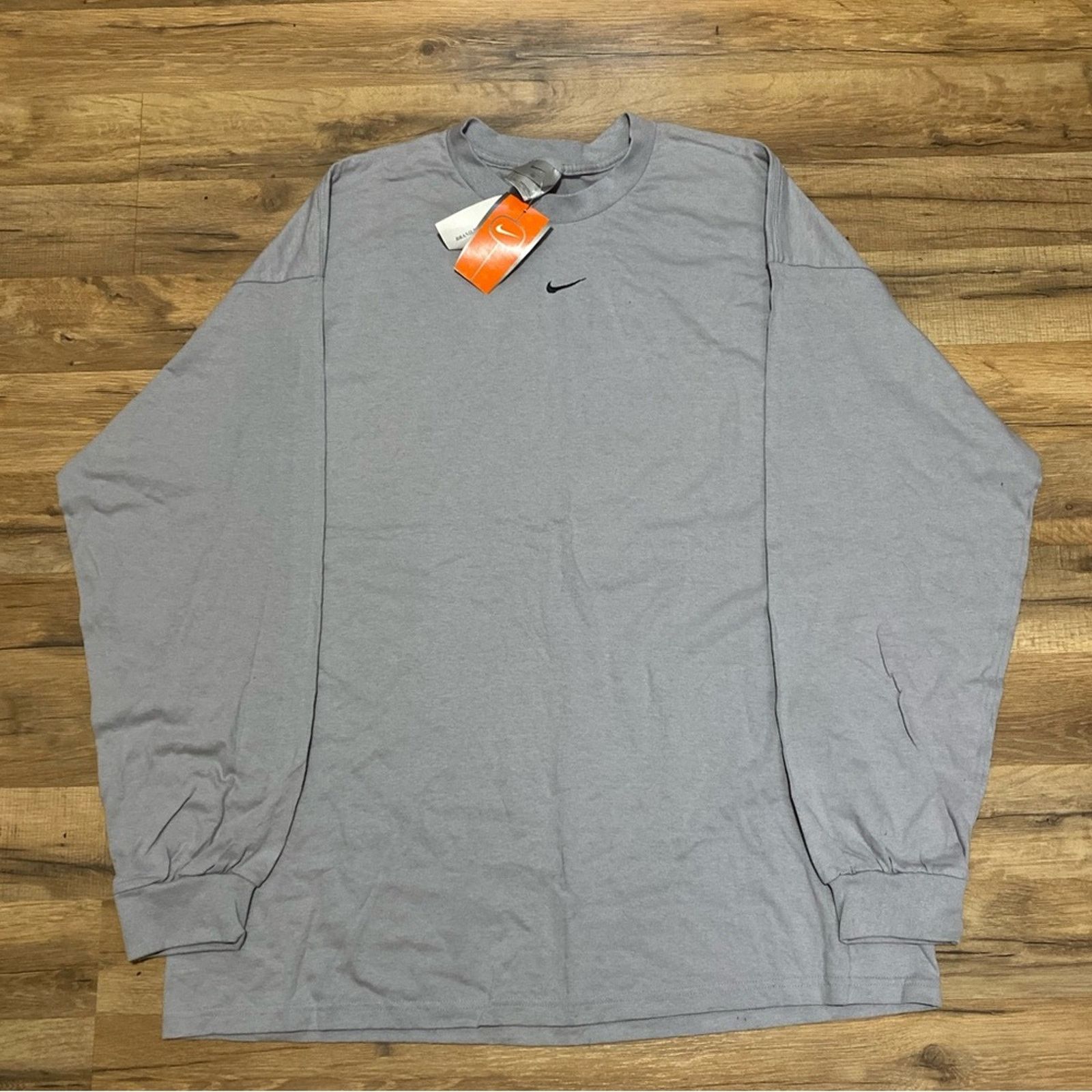 Nike 90s Nike Center Swoosh Long Sleeve Size US XXL / EU 58 / 5 - 1 Thumbnail