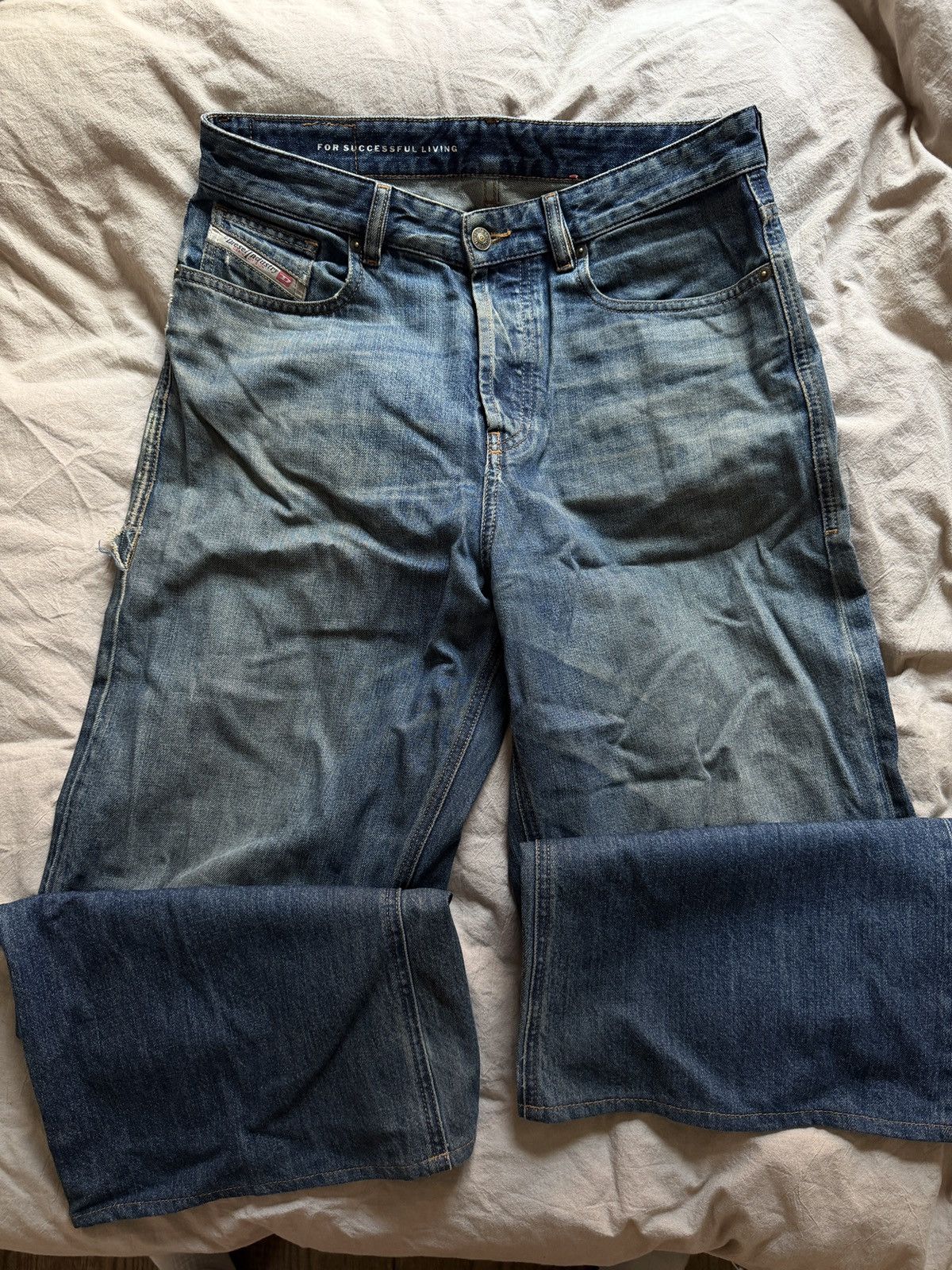 Diesel Relaxed Jeans 1996 D-Sire 09i27 Size US 31 - 8 Thumbnail