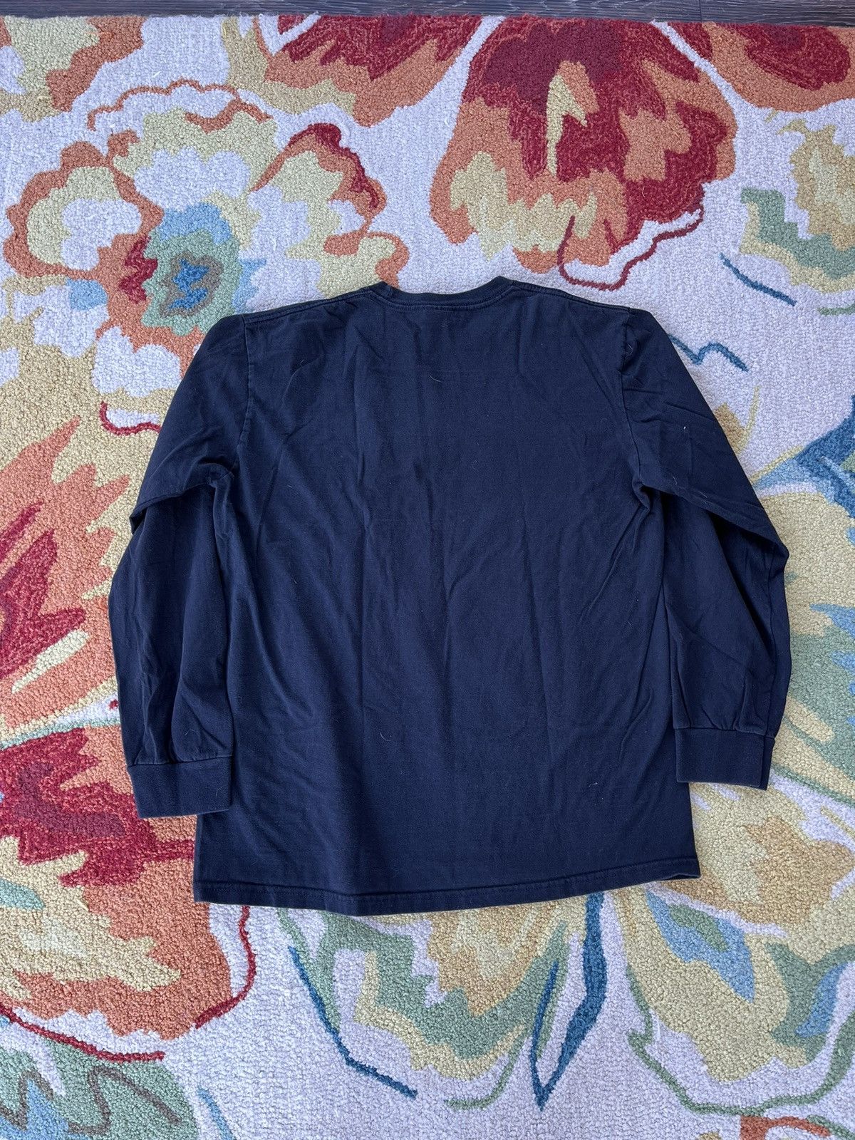 Supreme Supreme Ripple L/S SS18 Navy Size US M / EU 48-50 / 2 - 2 Thumbnail