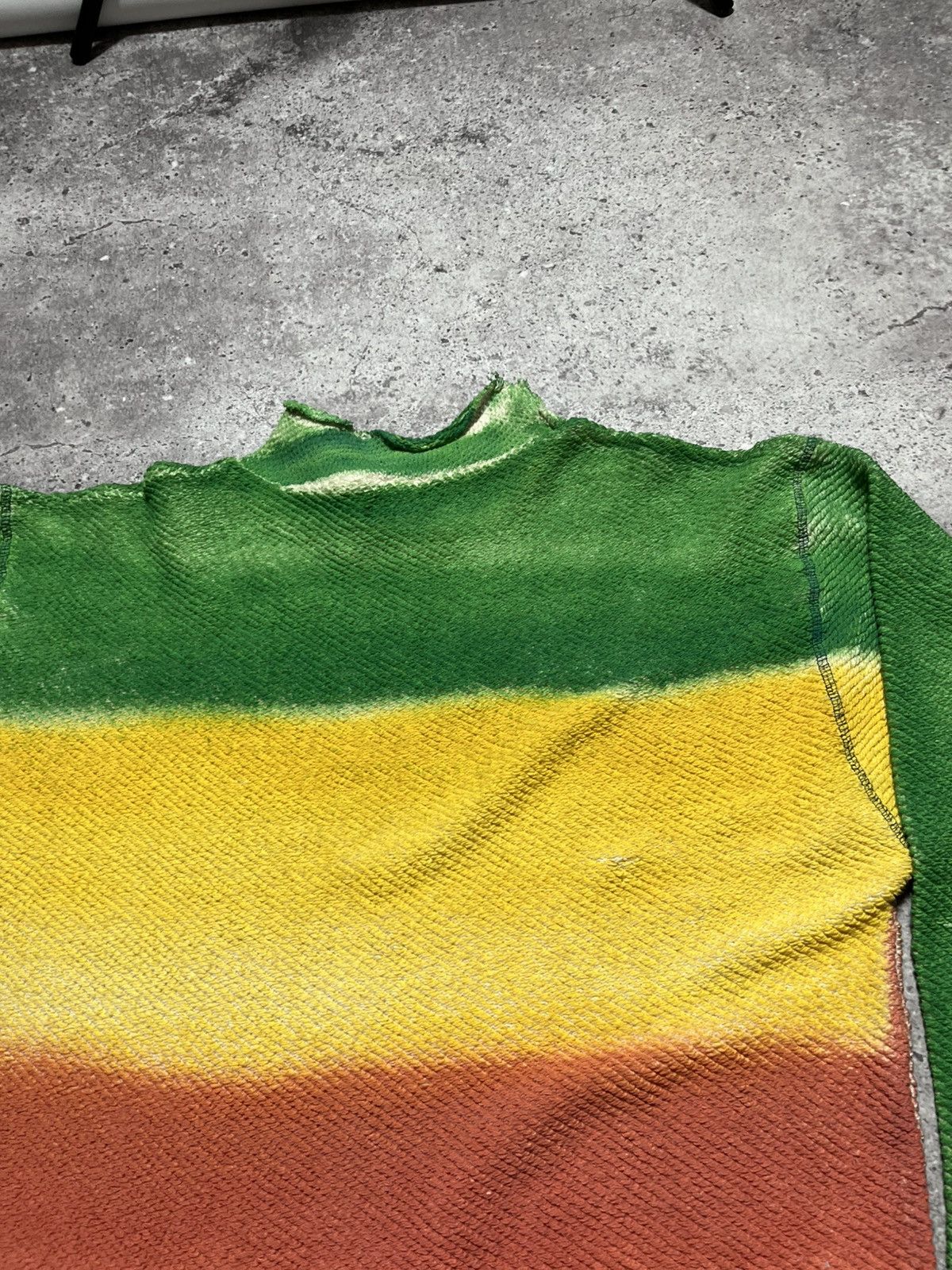 Japanese Brand Vintage Rasta Reggae Jamaica Y2k sweater Size L / US 10 / IT 46 - 11 Thumbnail