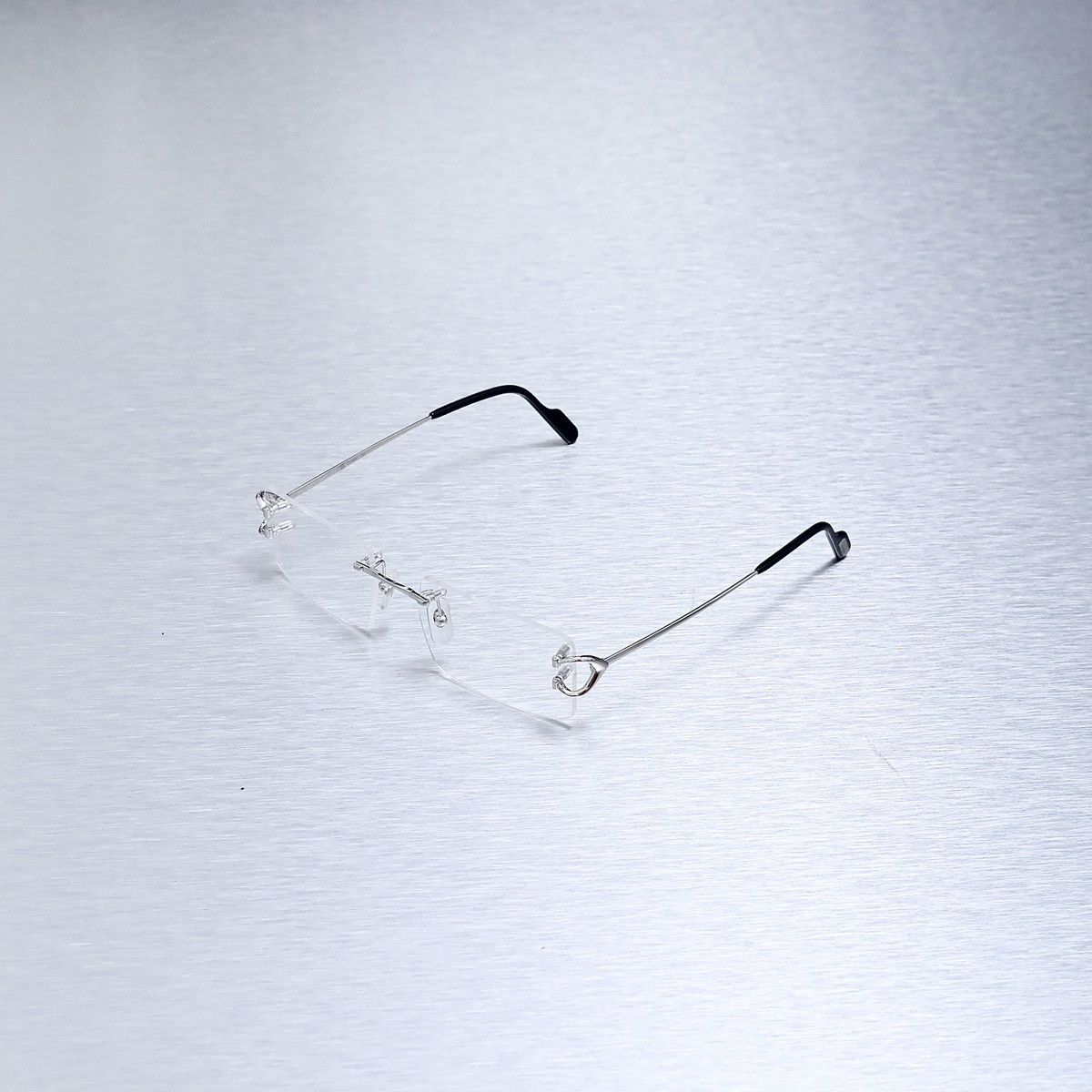image of Cartier Ct0488O 002 Glasses in Silver, Men's