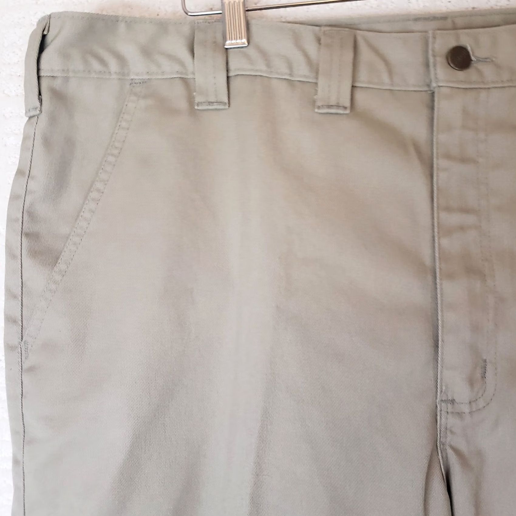Carhartt Carhartt B290 KHI Khaki Twill Work Relaxed Fit Pant - 44 Size - Beige Size US 44 / EU 60 - 5 Thumbnail