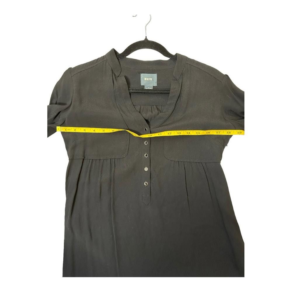 Designer Anthropologie l Maeve Taryn Crepe Shift Dress Size 2 Size XS / US 0-2 / IT 36-38 - 4 Thumbnail