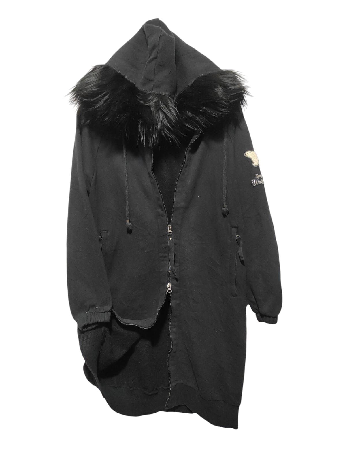 Jeep Double Zipper Fur Long Hoodie Lgb i6w9 style