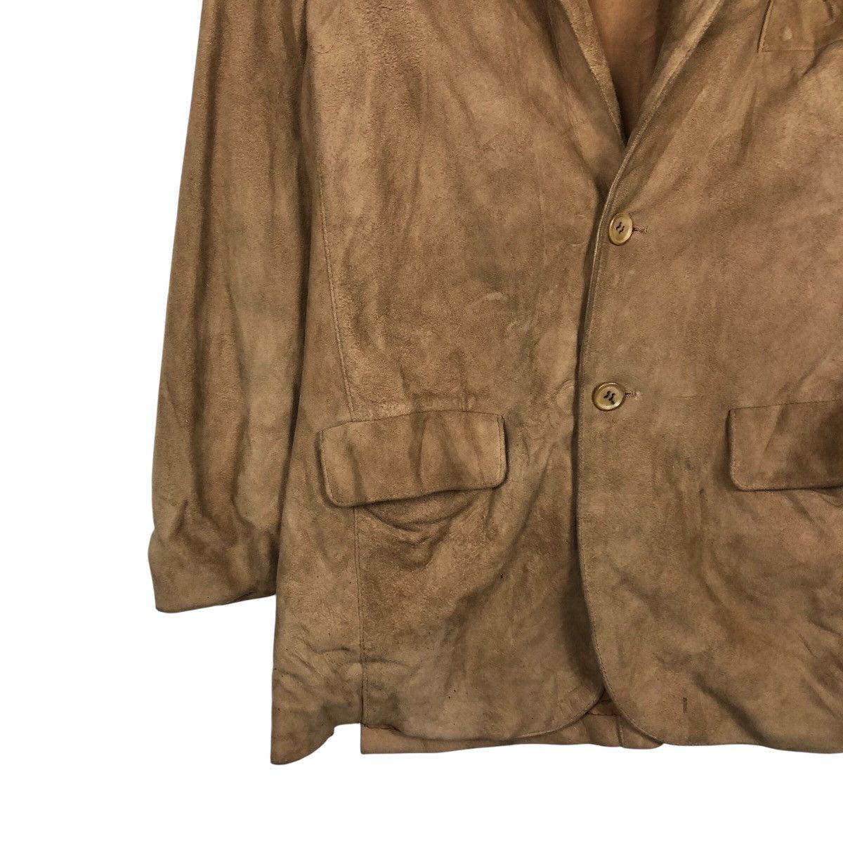 Japanese Brand 📌Vintage Genuine Leather Jacket Lepanzo Madrid Issey Miyake Size US M / EU 48-50 / 2 - 5 Thumbnail