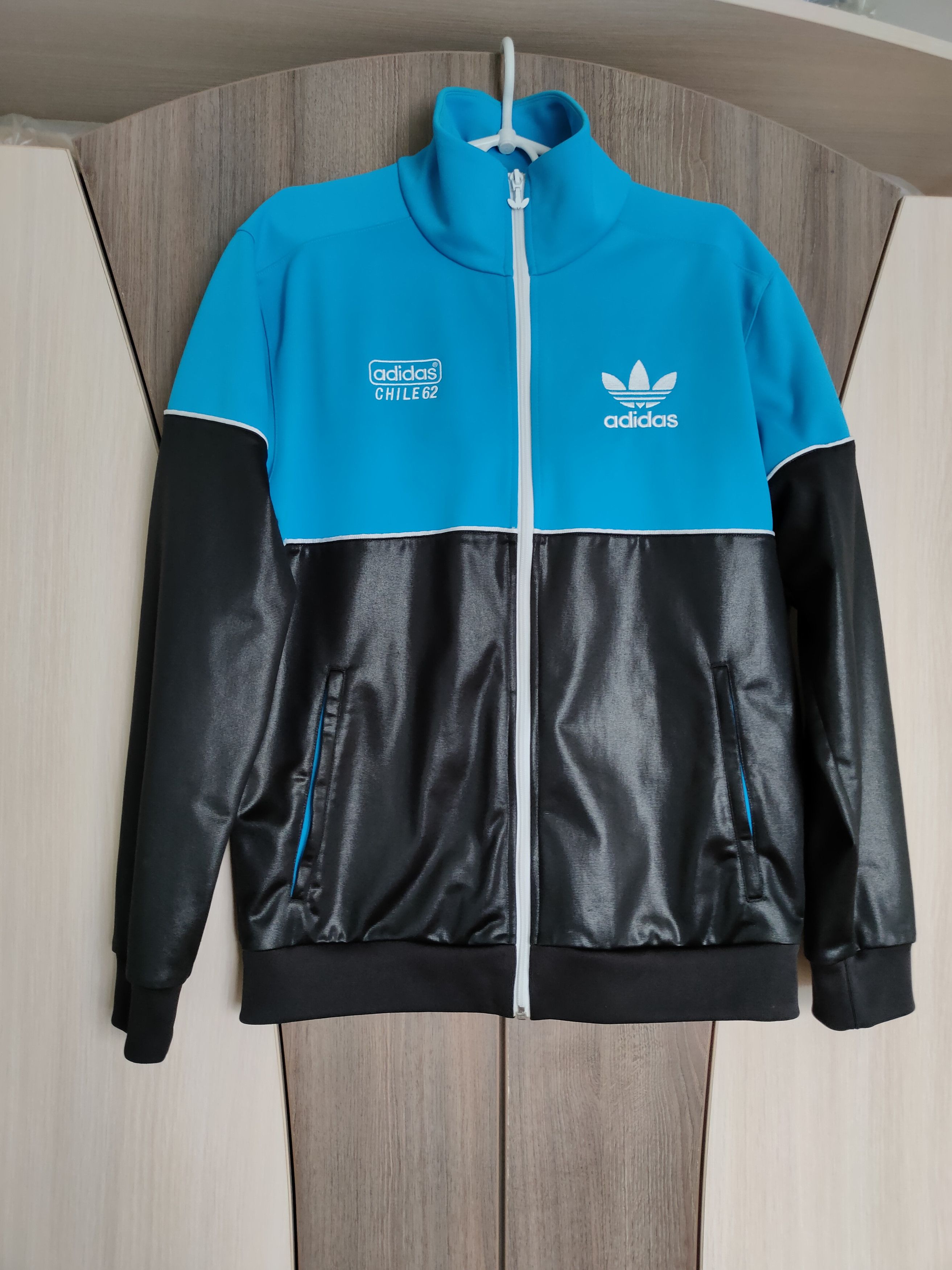 Adidas VINTAGE ADIDAS ORIGINALS CHILE 62 FOOTBALL JACKET JERSEY S-M Size US S / EU 44-46 / 1 - 11 Thumbnail