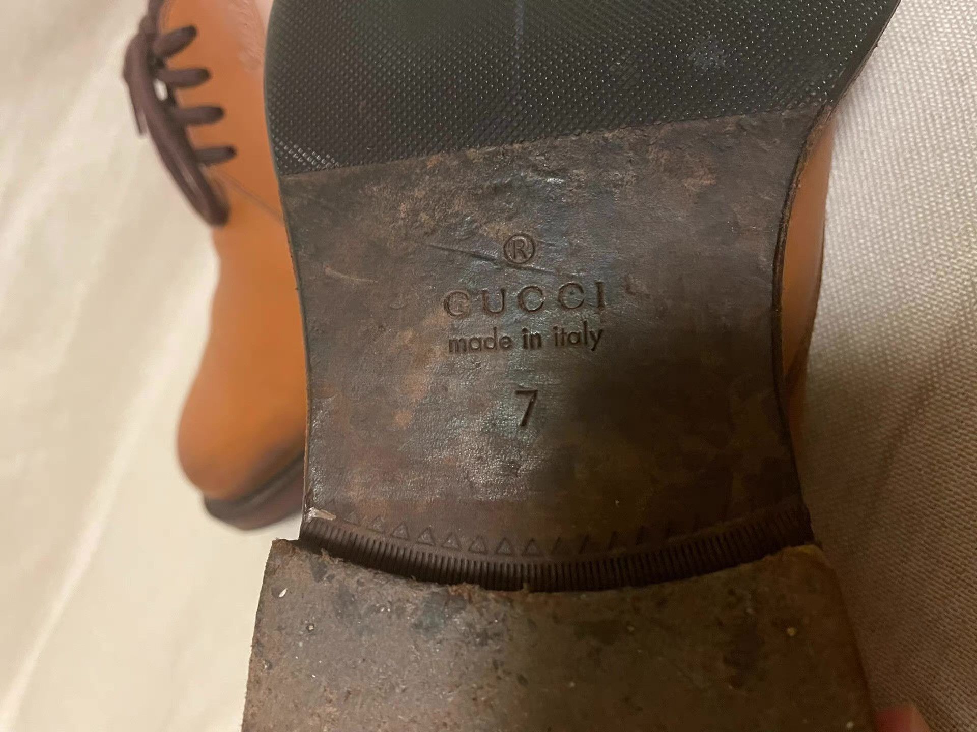Gucci Gucci Derby leather shoes Size US 8 / EU 41 - 6 Thumbnail