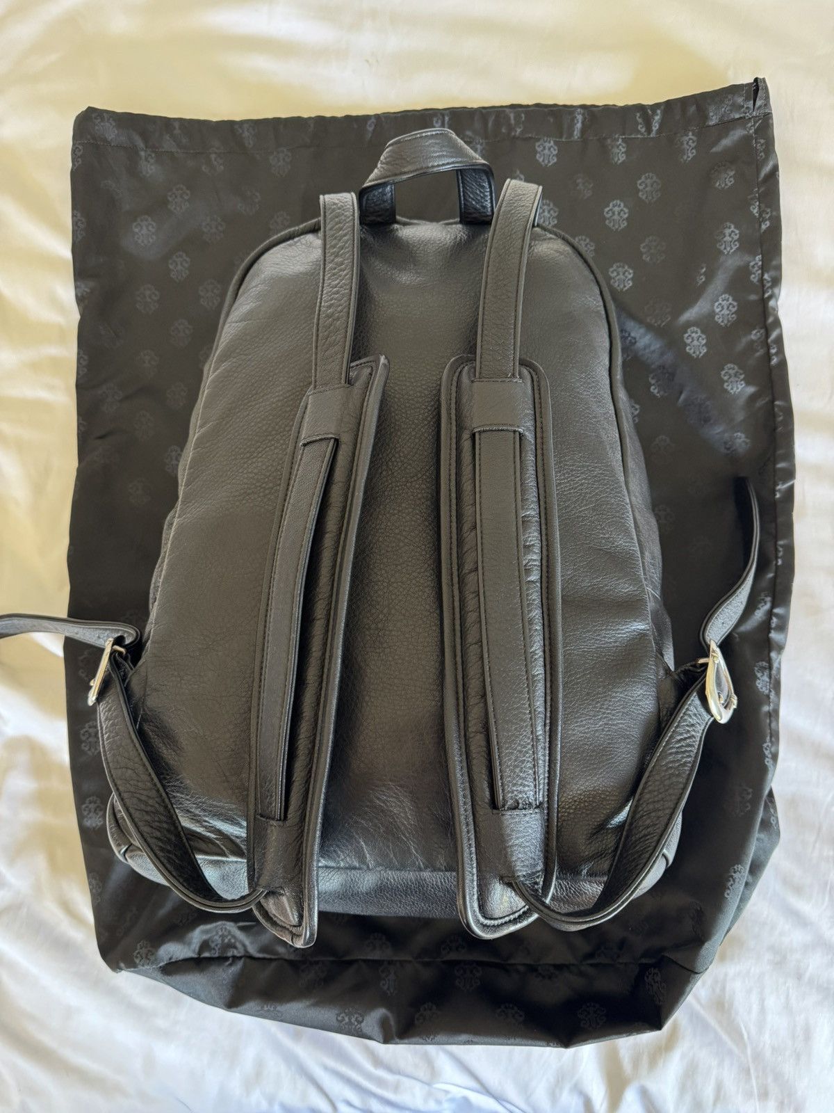 Chrome Hearts CHROME HEARTS Black Leather Backpack Size ONE SIZE - 18 Thumbnail