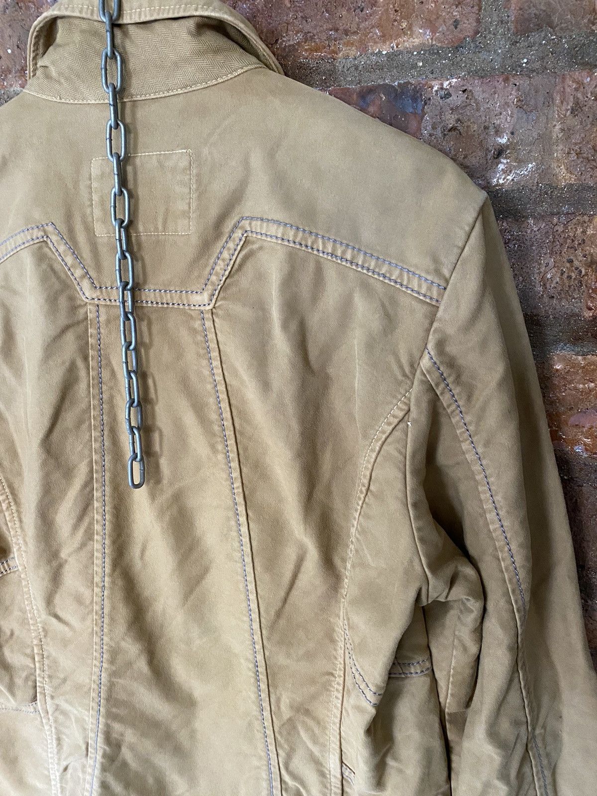 Final Home × Japanese Brand × Marithe + Francois Girbaud Marithe Francois Girbaud moleskin Paneled cutting fringe Size US M / EU 48-50 / 2 - 15 Thumbnail