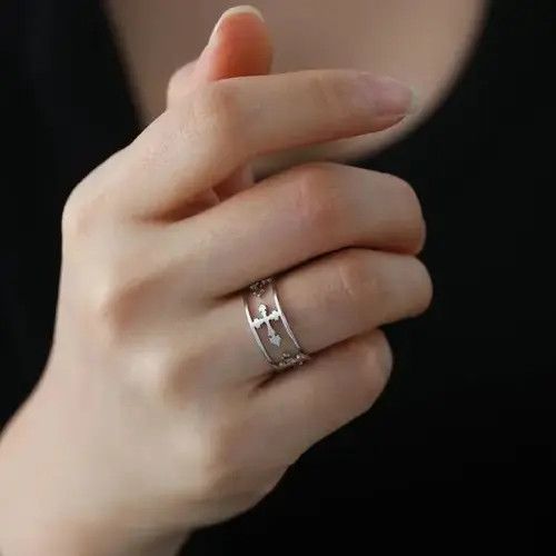 VIBE Skyrim Cross Ring Size ONE SIZE - 4 Thumbnail