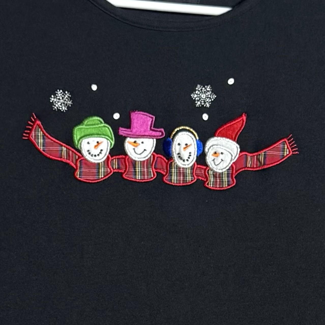 Vintage VINTAGE Studio Top Womens 3X Plus Embroidered Snowman Christmas Holiday Shirt Women 90s Y2K Christmas Holiday Mens? Size XXL / US 16-18 / IT 52-54 - 3 Thumbnail