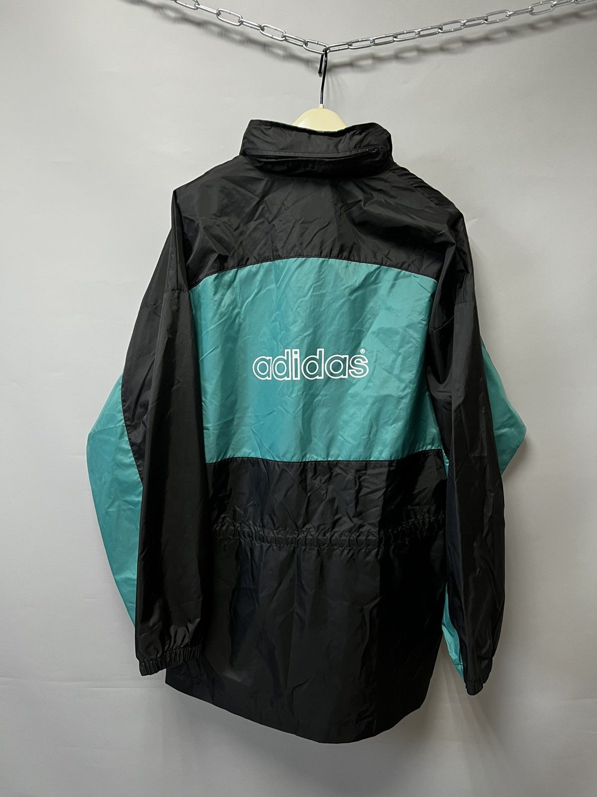 Adidas LIVERPOOL 1994/95 Adidas WINDBREAKER Football Soccer JACKET Size US L / EU 52-54 / 3 - 3 Thumbnail