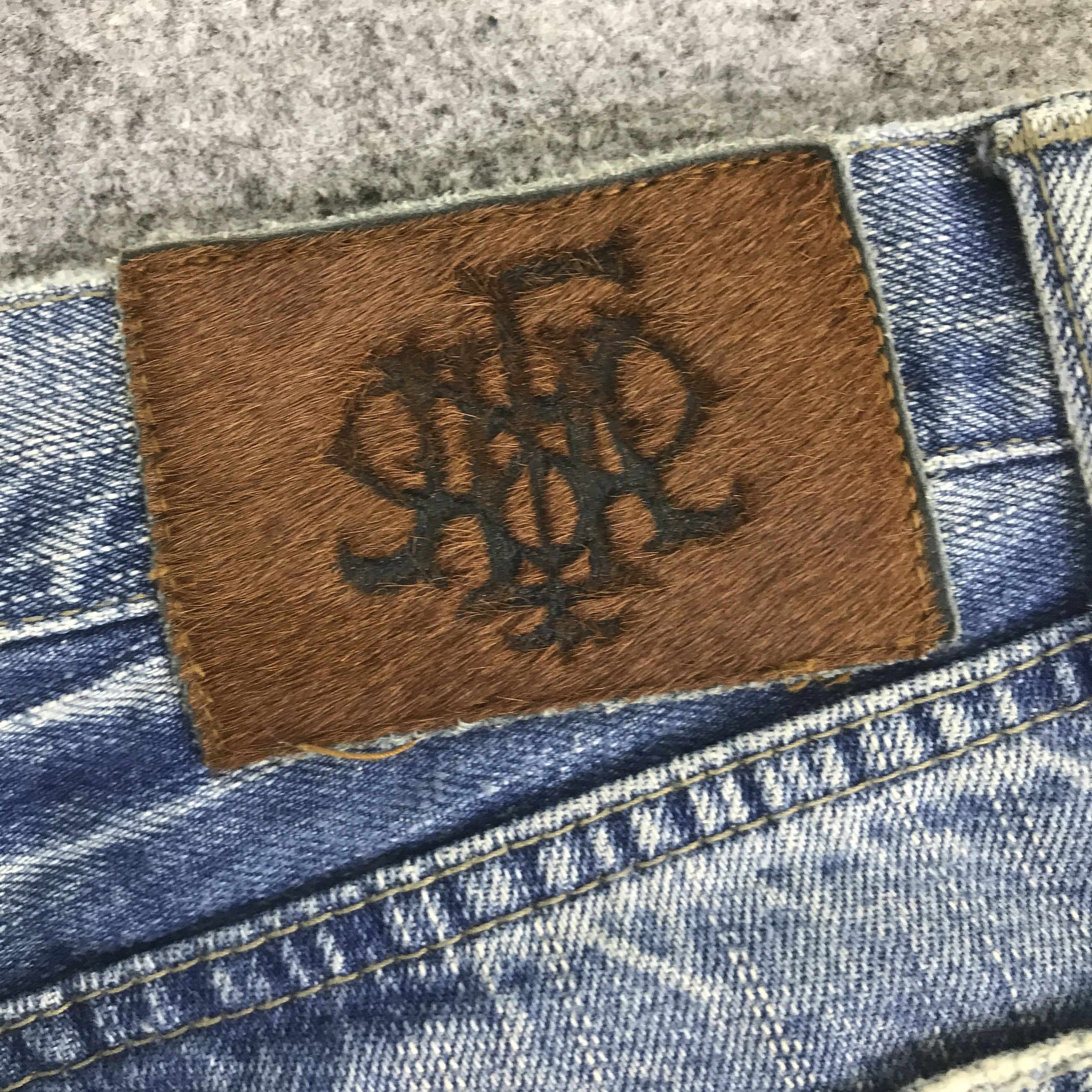 PPFM PPFM JAPAN RIPPE DISTRESSED DENIM PANTS K130B17 Size US 32 / EU 48 - 12 Thumbnail