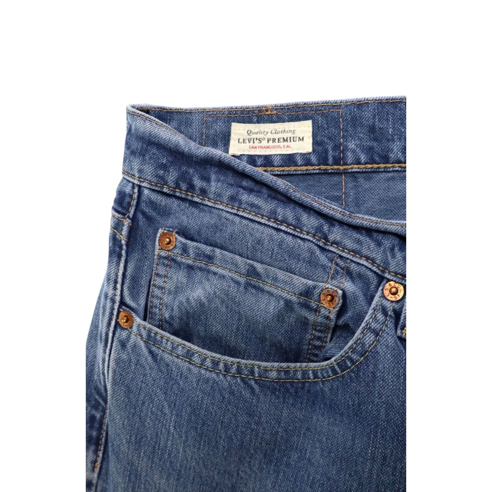 Levi's LEVI'S 511 Premium Big E Jeans Men's Slim Zip Fly High Rise W36/L34 Blue Size US 36 / EU 52 - 5 Thumbnail