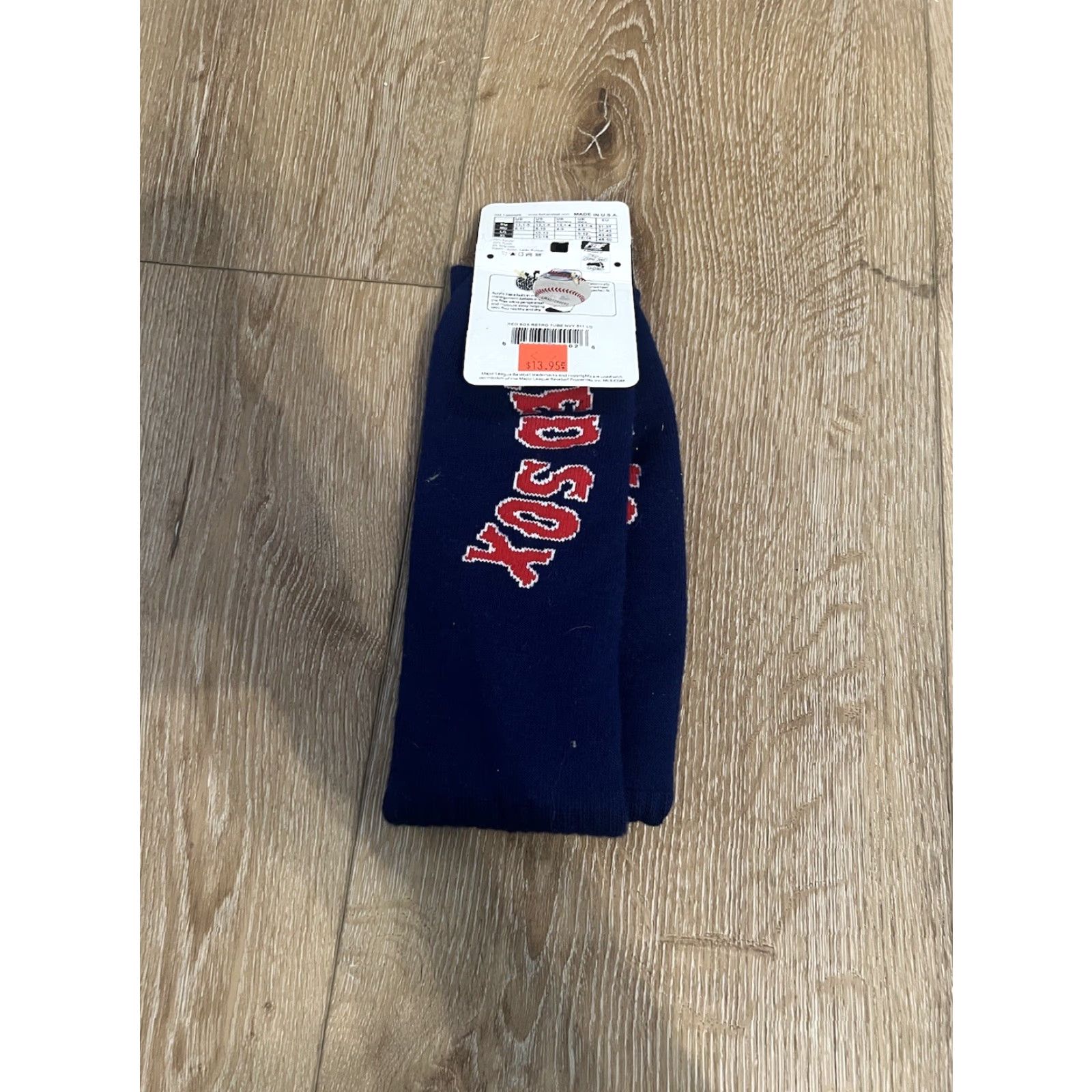 Vintage Y2K Boston Red Sox Socks Baseball Athletic Mens 10-13 Blue NWT Size ONE SIZE - 2 Thumbnail