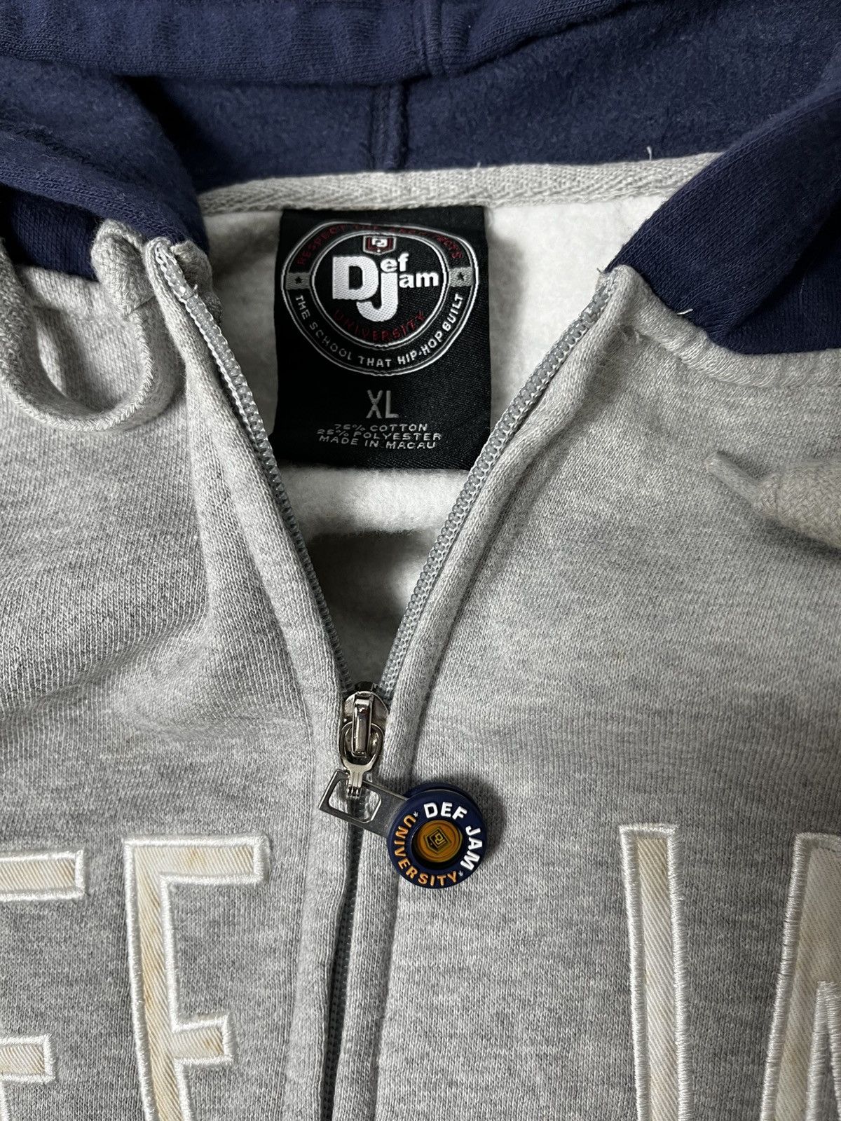 Band Tees × Death Row Records × Vintage vintage 90s defjam university hoodie Size US XL / EU 56 / 4 - 5 Thumbnail
