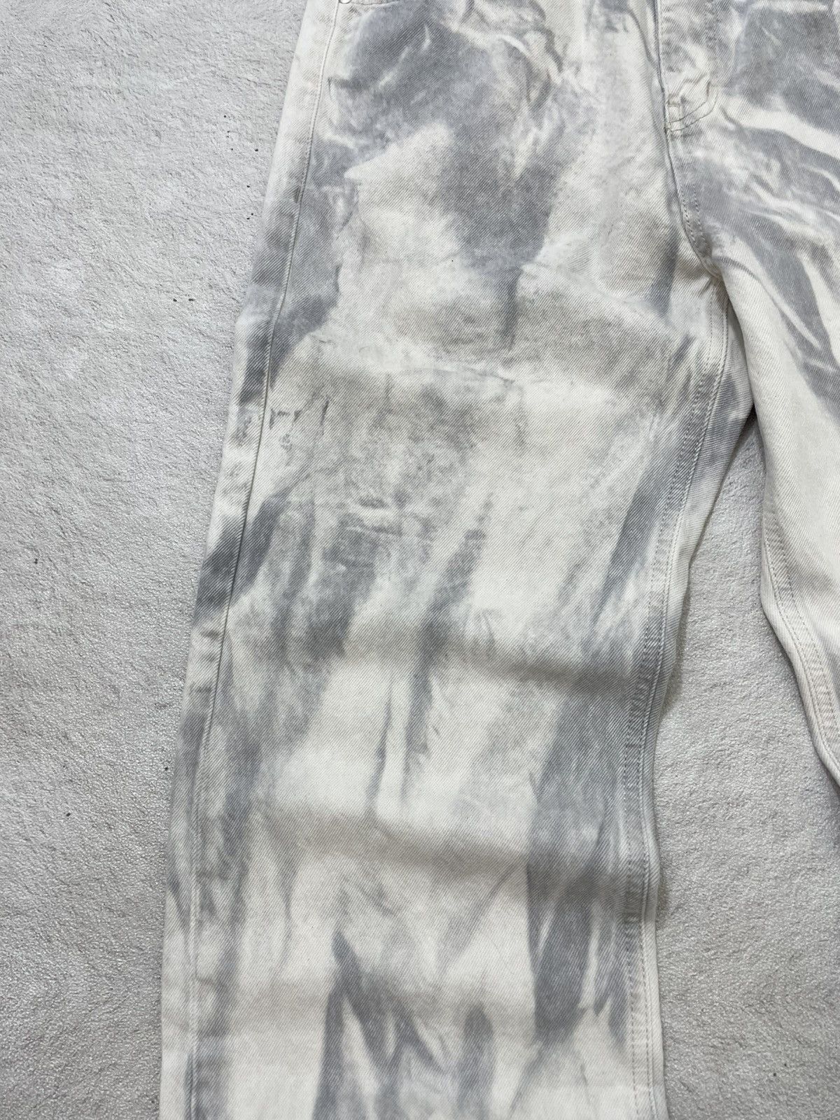 Number (N)ine 2000s Kapital Archival Gray Wash Denim Baggy Jeans Hysteric Size US 31 - 5 Thumbnail