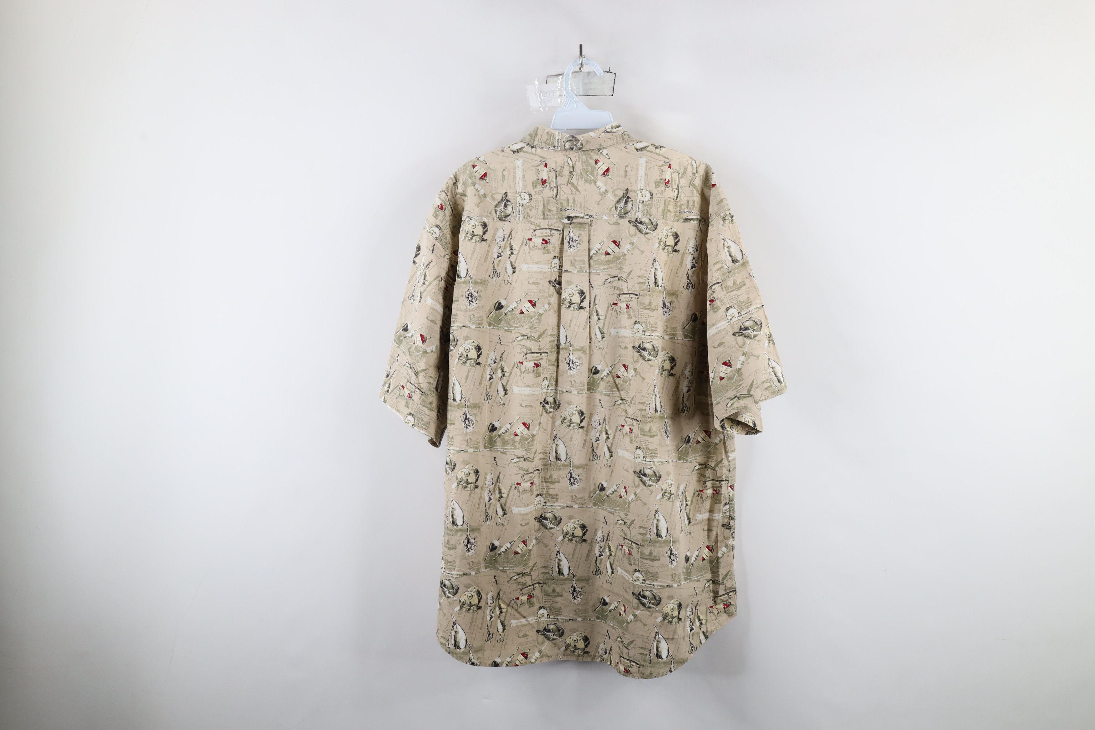 Vintage Vintage 90s Streetwear All Over Print Button Down Shirt Size US L / EU 52-54 / 3 - 7 Thumbnail