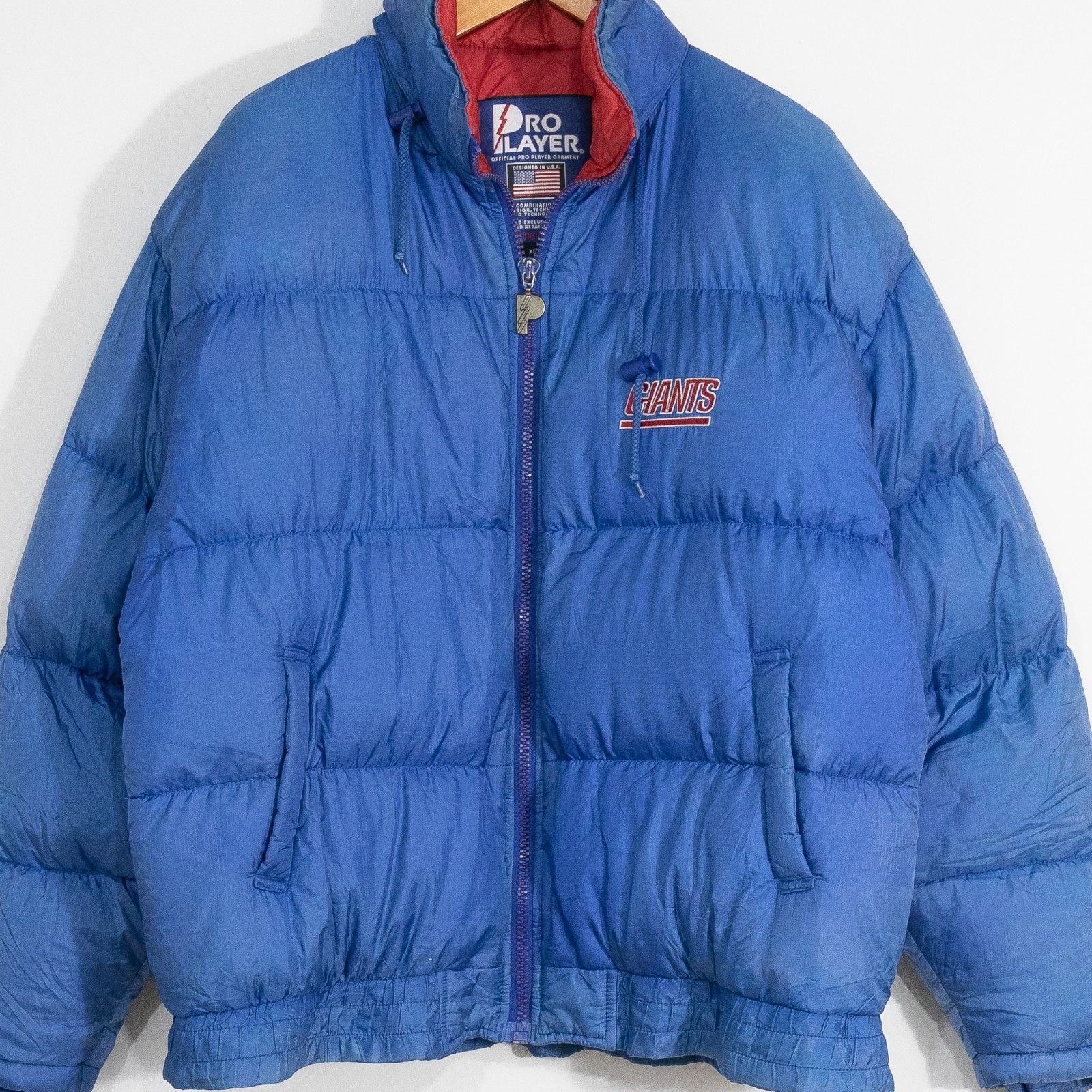 Vintage Vintage Pro Player New York Giants Down Puffer Jacket XL Size US XL / EU 56 / 4 - 2 Thumbnail