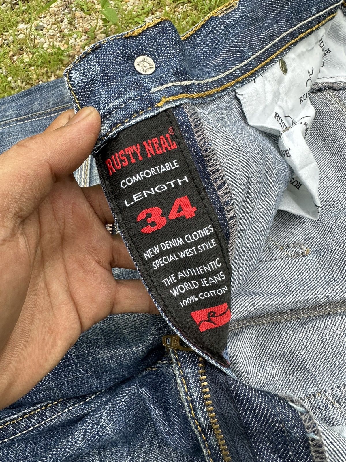 Seditionaries CRAZY RUSTY NEAL CULTURE OF DENIM PANTS W36 Size US 36 / EU 52 - 11 Thumbnail
