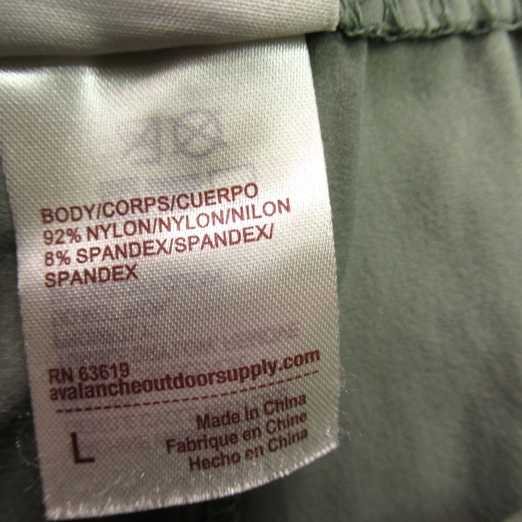 Avalanche Avalanche Pants Womens Large Chino Green Drawstring Pockets Lightweight Casual Regular Fit Size 36" / US 14 / IT 50 - 4 Thumbnail