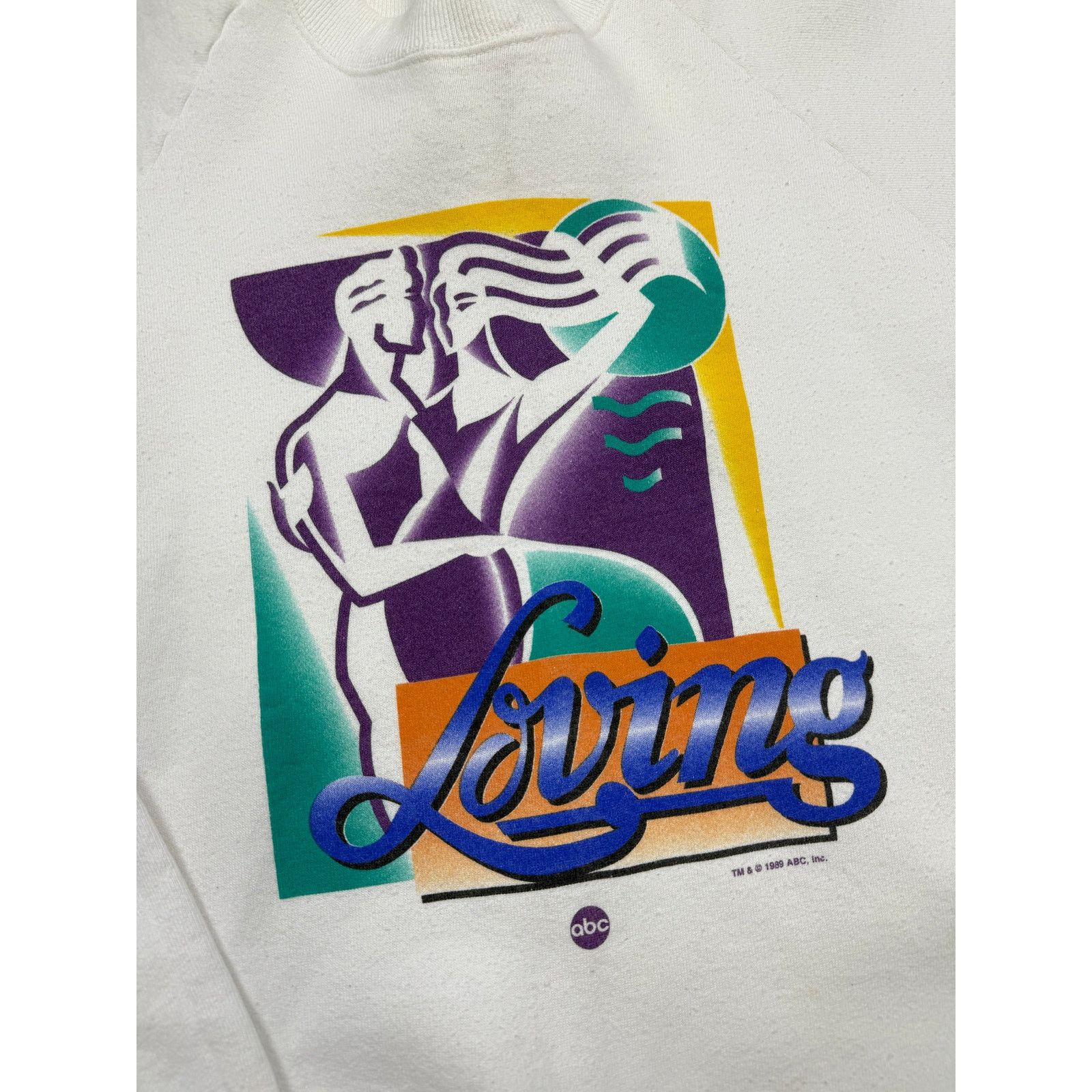 Vintage Vintage 1989 Loving ABC TV Show Soap Opera Promo Graphic XL Size US XL / EU 56 / 4 - 5 Thumbnail