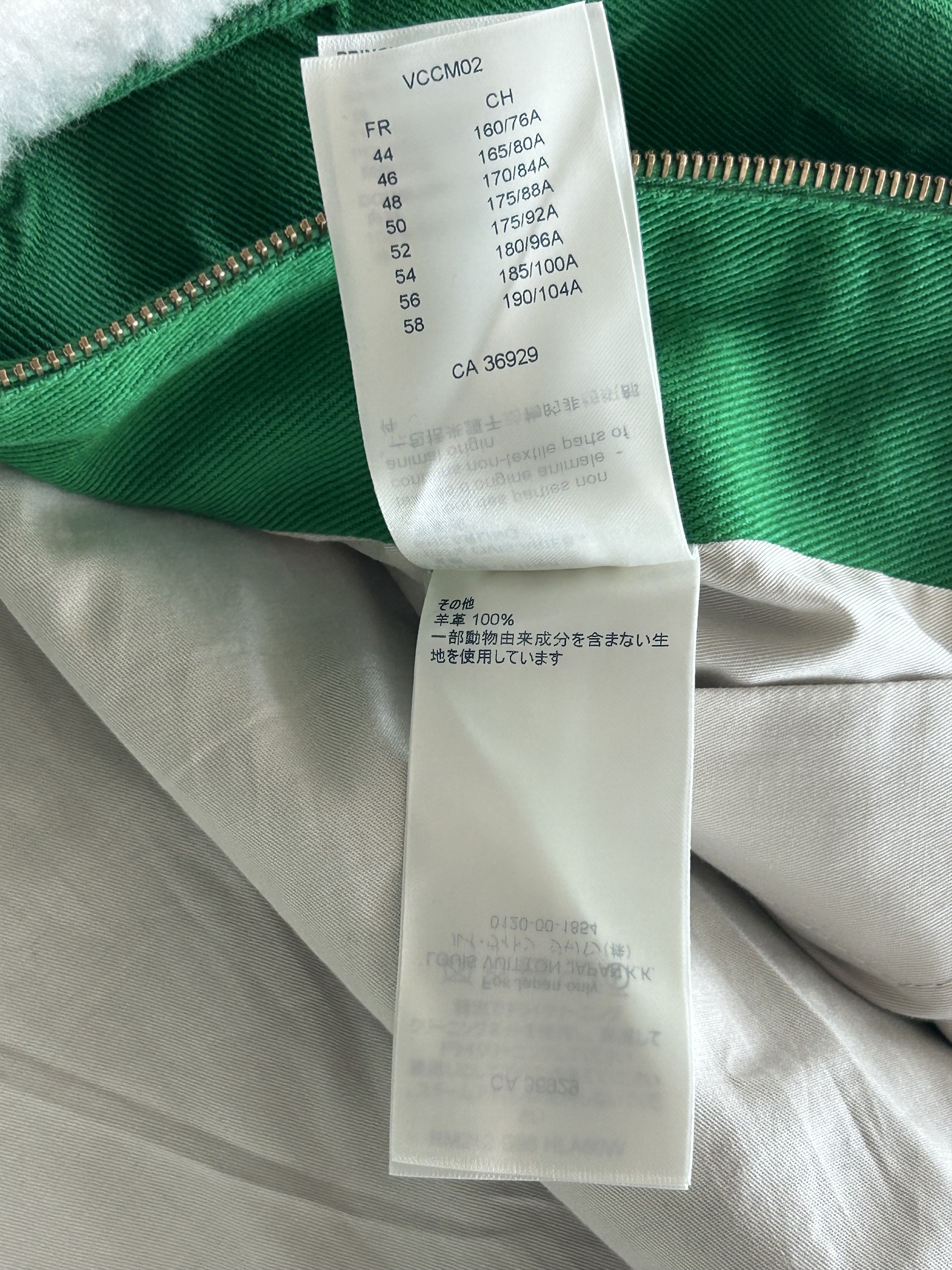 Louis Vuitton Louis Vuitton Green Monogram Shearling Workwear Jacket Size US XL / EU 56 / 4 - 6 Thumbnail