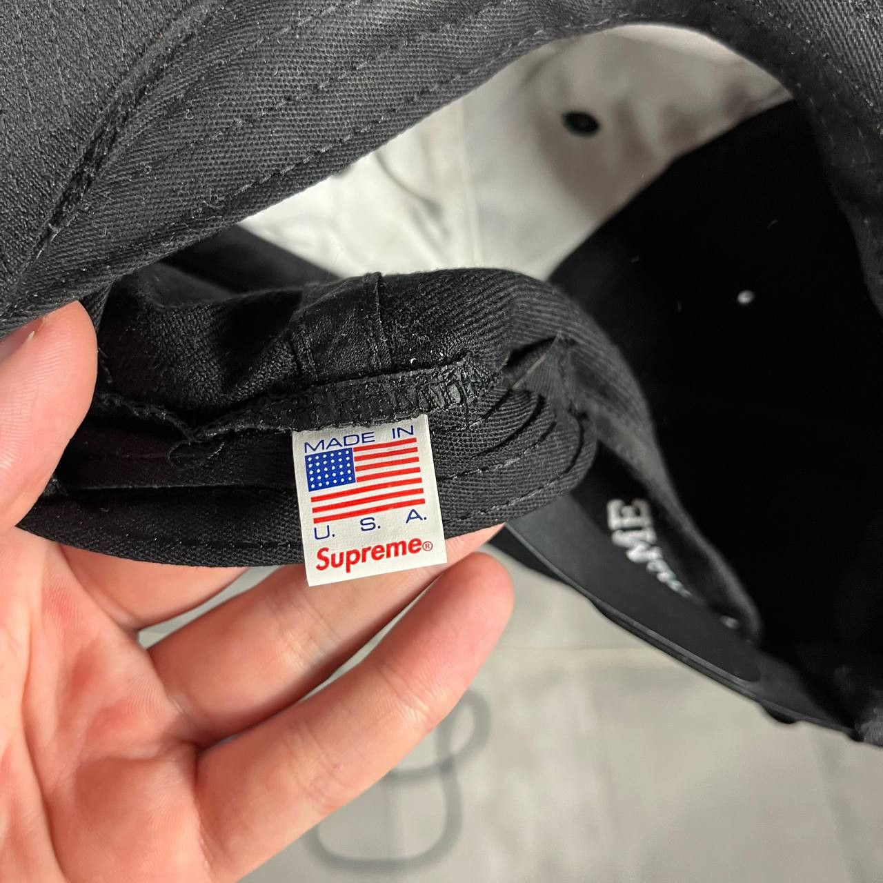 Supreme Supreme Intelligence SS20 6-Panel Cap Rare Black Size ONE SIZE - 7 Thumbnail