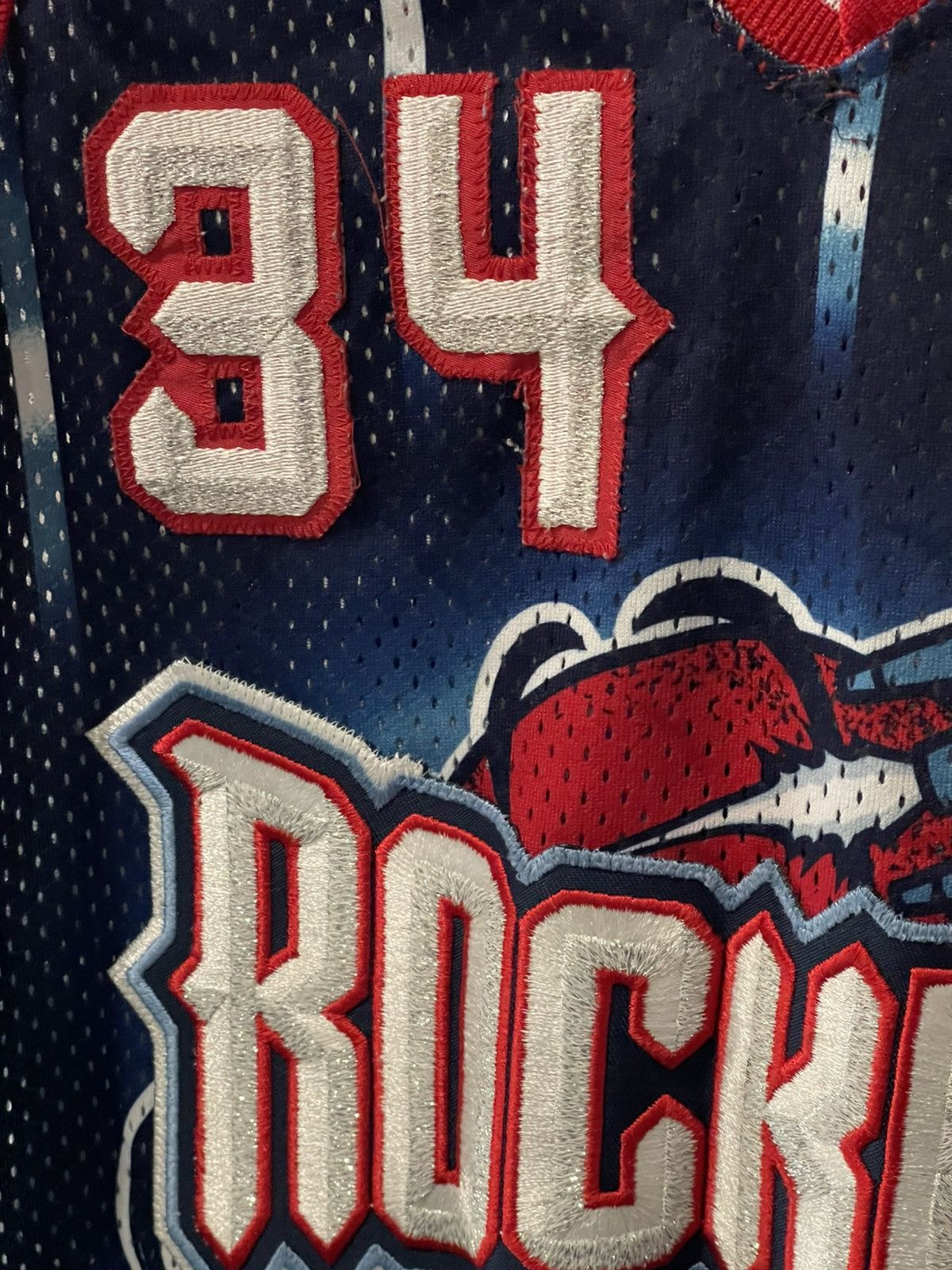 Champion × NBA × Vintage Vintage Champion Hakeem Olajuwon Rockets Gold Logo Jersey 44 Size US L / EU 52-54 / 3 - 4 Thumbnail