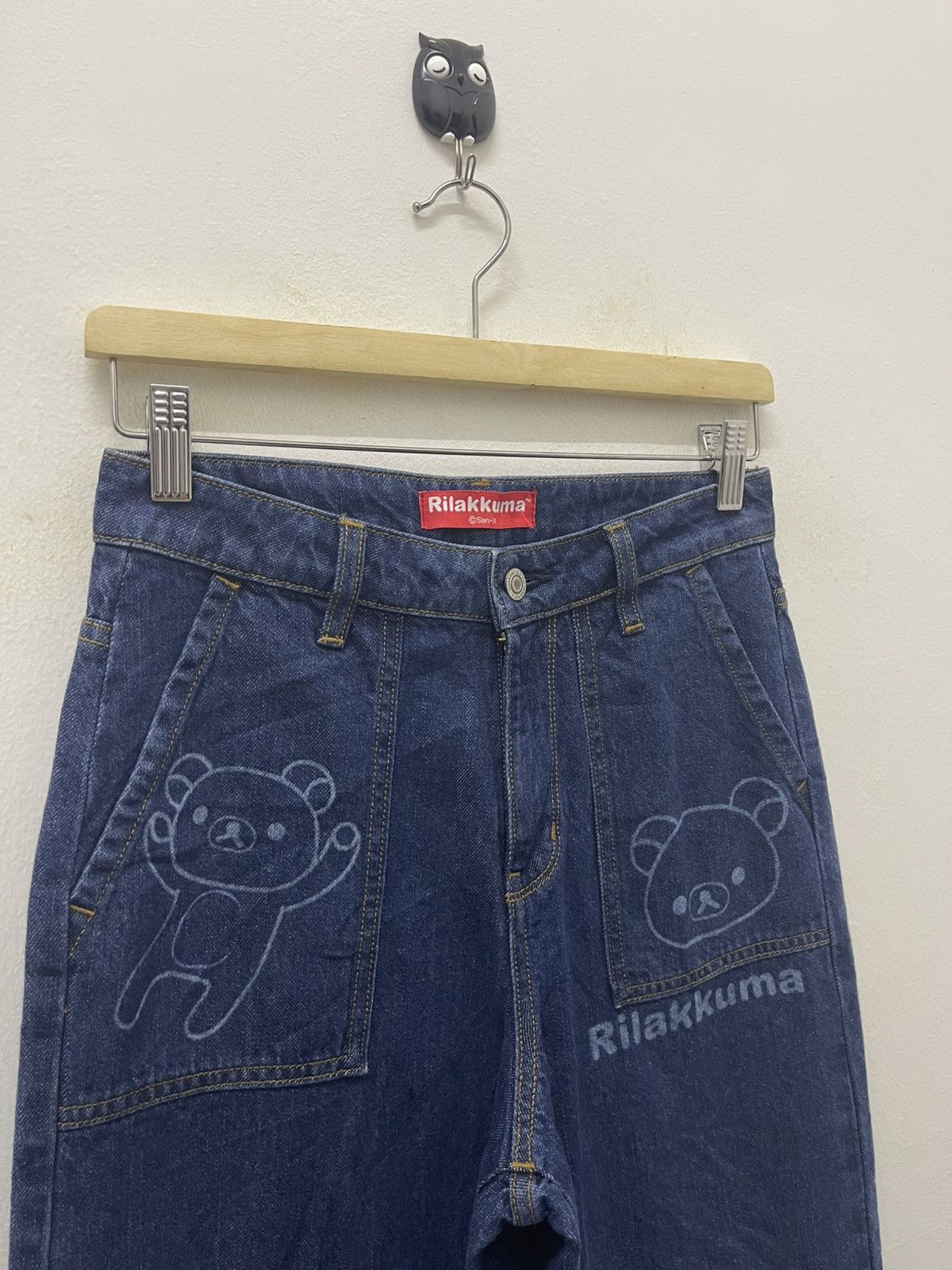 Anime Rare Vintage RILAKKUMA SAN-X Jeans Size US 27 - 3 Thumbnail