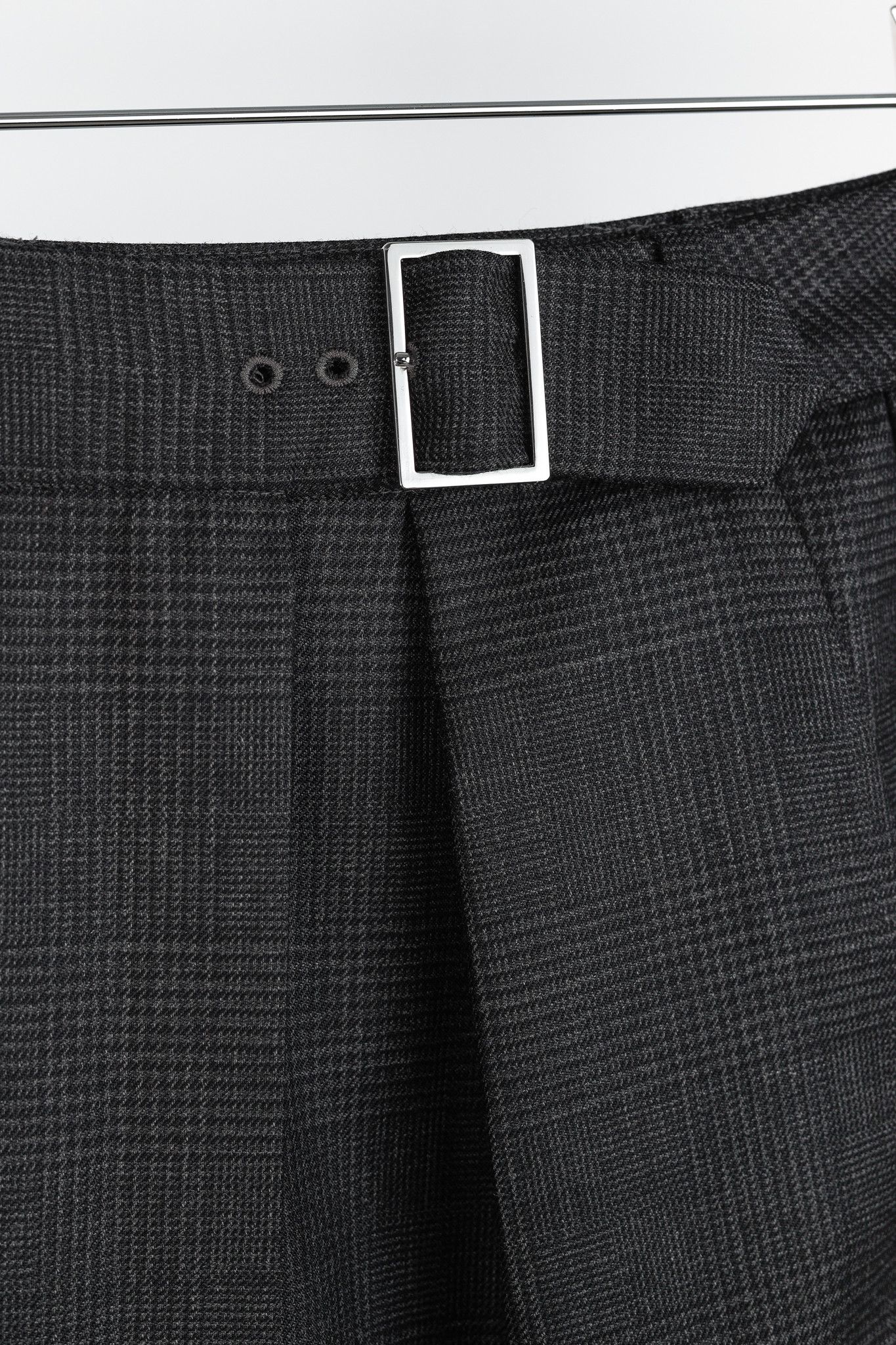 Tibi Tibi Adler Grey Multi Glenplaid Wrap Pant Size 25" / US 0 / IT 36 - 7 Thumbnail