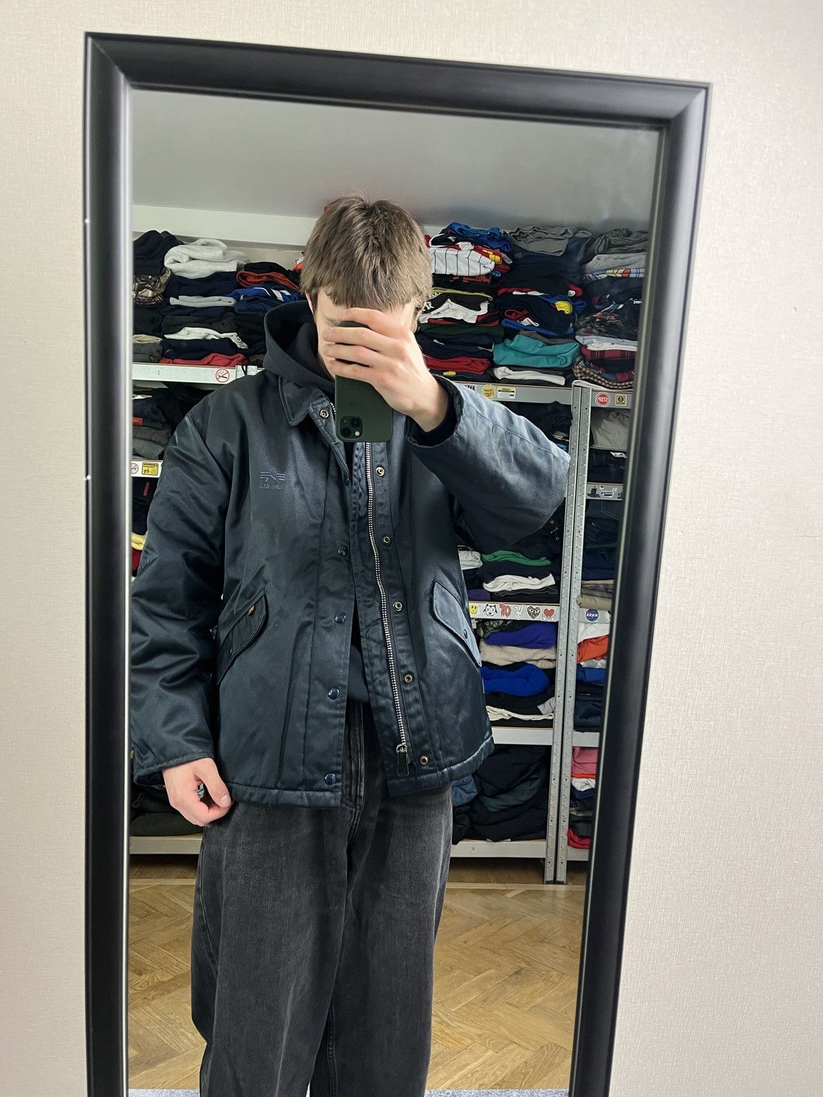 Alpha Industries × Vintage Vintage Alpha industries WI-96 Military Bomber Jacket USA Size US M / EU 48-50 / 2 - 3 Thumbnail