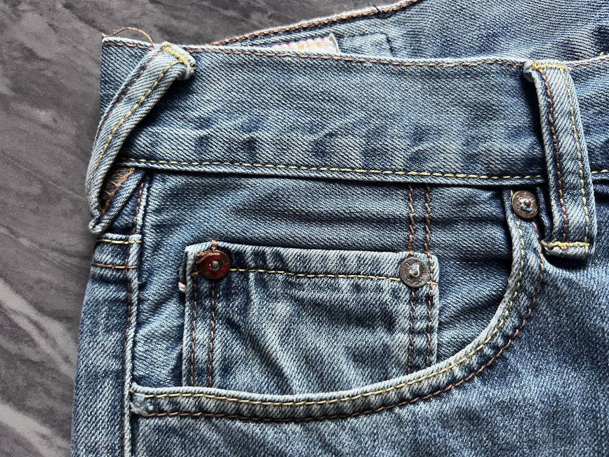 Evisu Evisu : Distressed Denim Jeans Embroider Logo Pocket Size US 38 / EU 54 - 10 Thumbnail